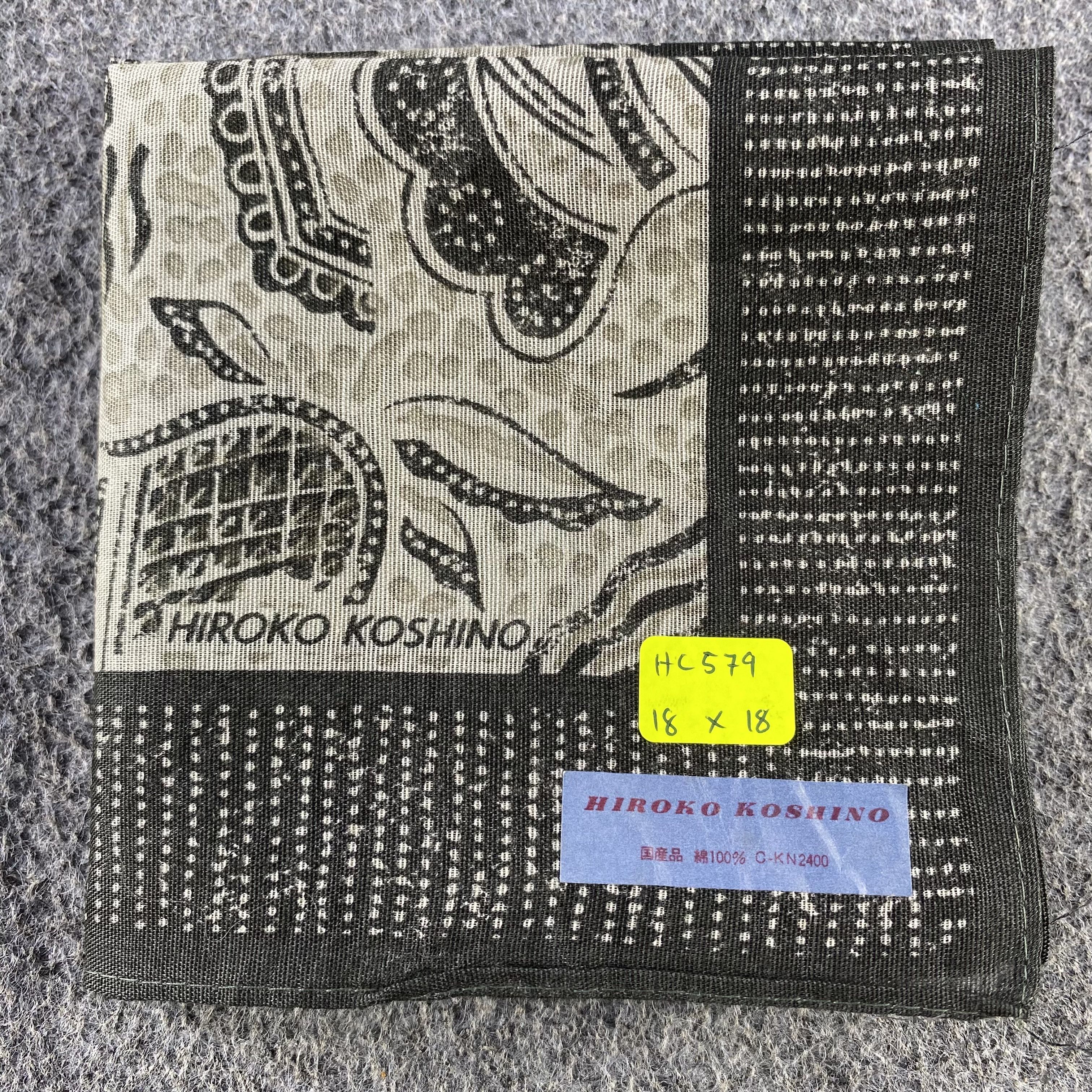 Hiroko Koshino Homme Hiroko Koshino Handkerchief/Neckerchief/Bandana HC579 Size ONE SIZE - 5 Thumbnail
