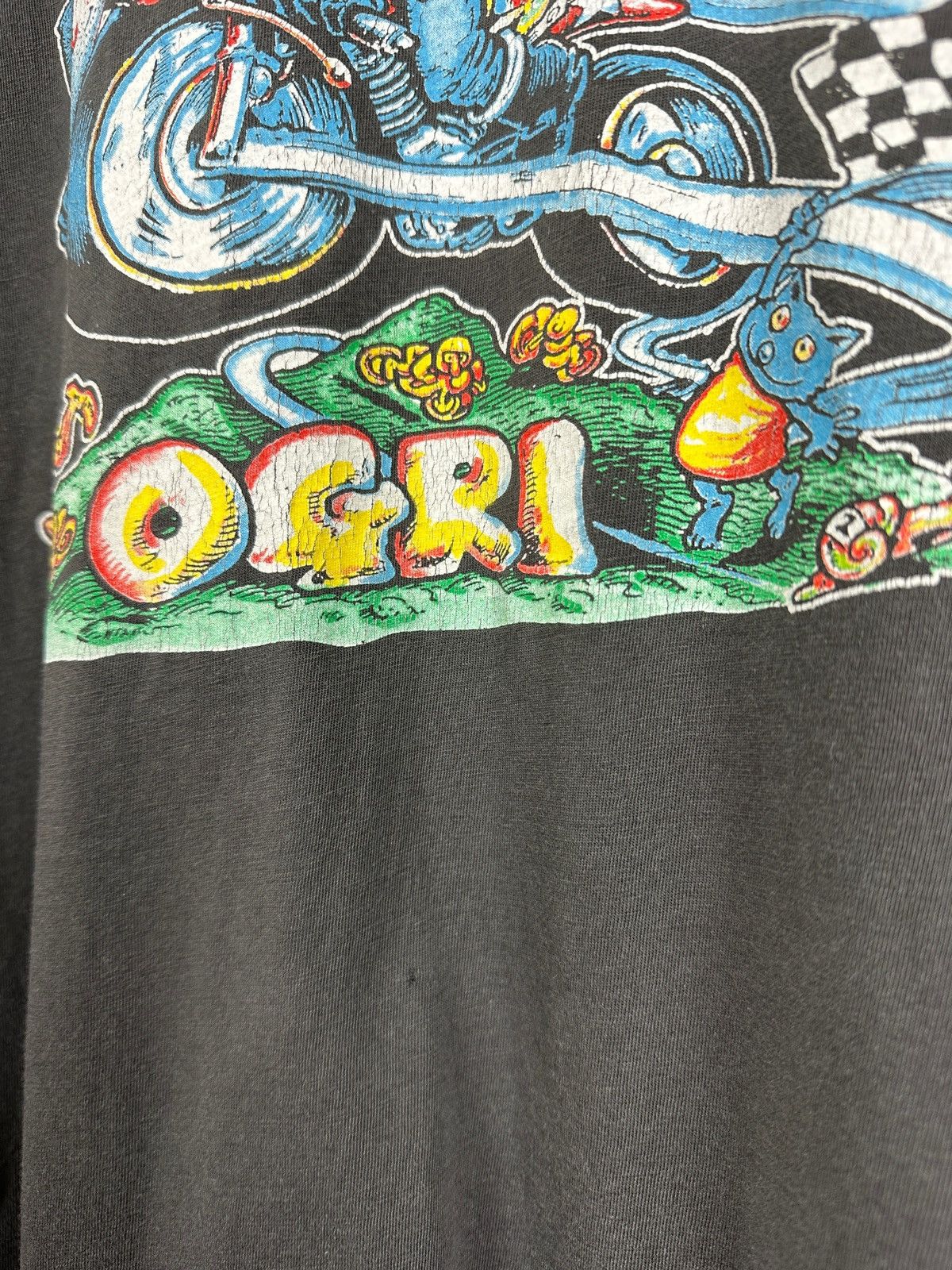 Vintage 1995 Vintage Isle Of Man Ogri Moto T-Shirt Size US XL / EU 56 / 4 - 7 Thumbnail