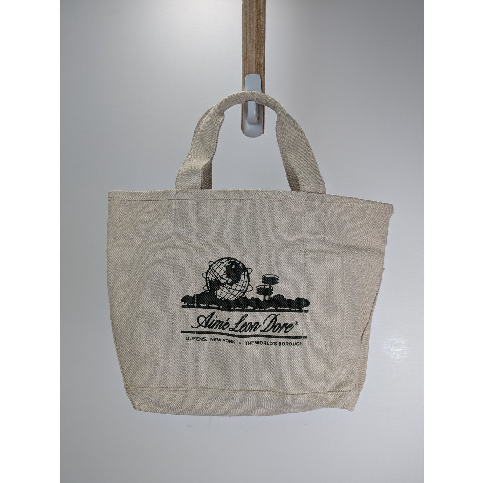 Aime Leon Dore o1rshd1 Size: OS / Small Unisphere Tote in Beige Size ONE SIZE - 1 Thumbnail