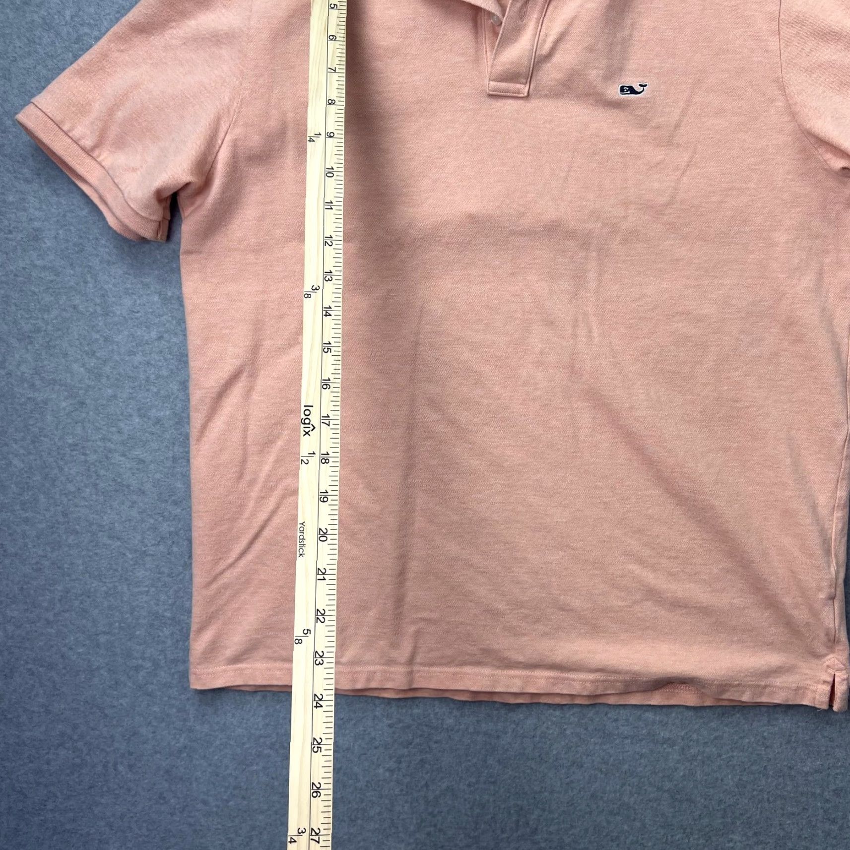 Vineyard Vines Vineyard Vines Polo Shirt Mens M Peach Stretch Performance Whale Logo Casual Golf Top Size US M / EU 48-50 / 2 - 3 Thumbnail