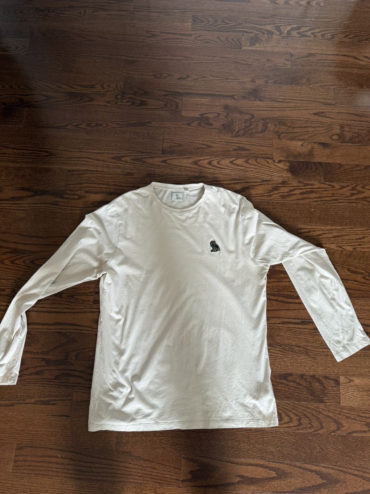 October's Very Own Octobers Very Own OVO Long Sleeve T Shirt Size Large Cream Size US L / EU 52-54 / 3 - 1 Thumbnail