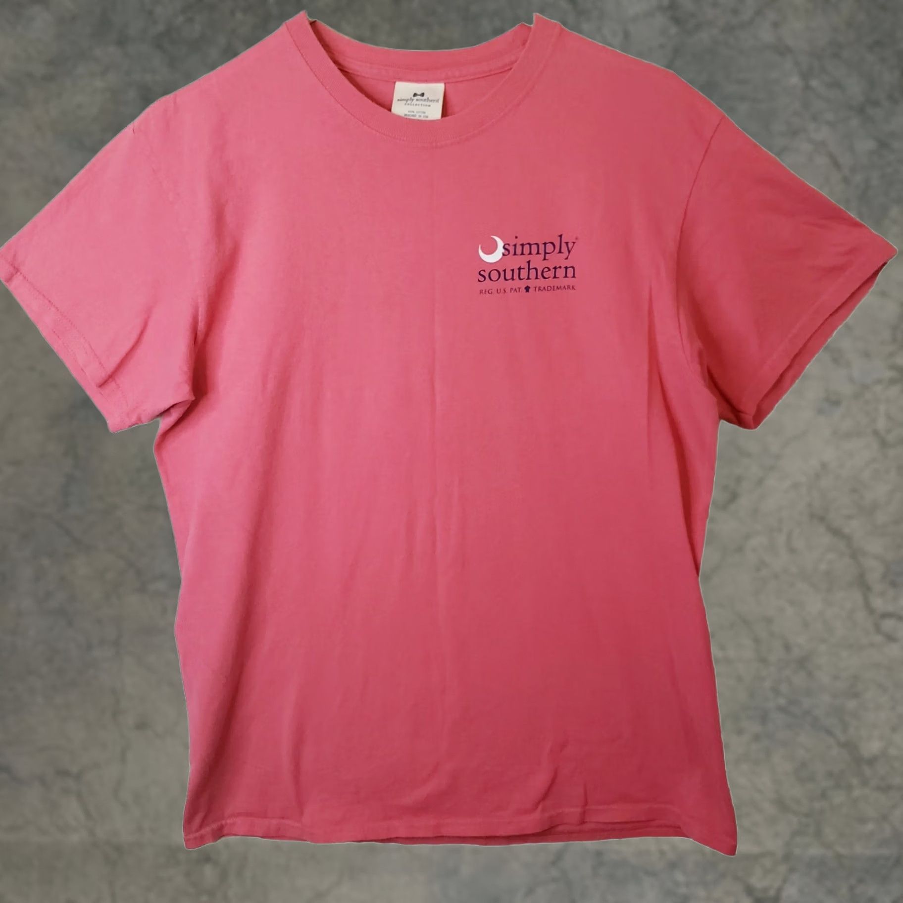 Pinko Simply Southern Womens's M Pink Cotton Turtle Graphic Short Sleeve T Shirt NWOT Size M / US 6-8 / IT 42-44 - 1 Thumbnail