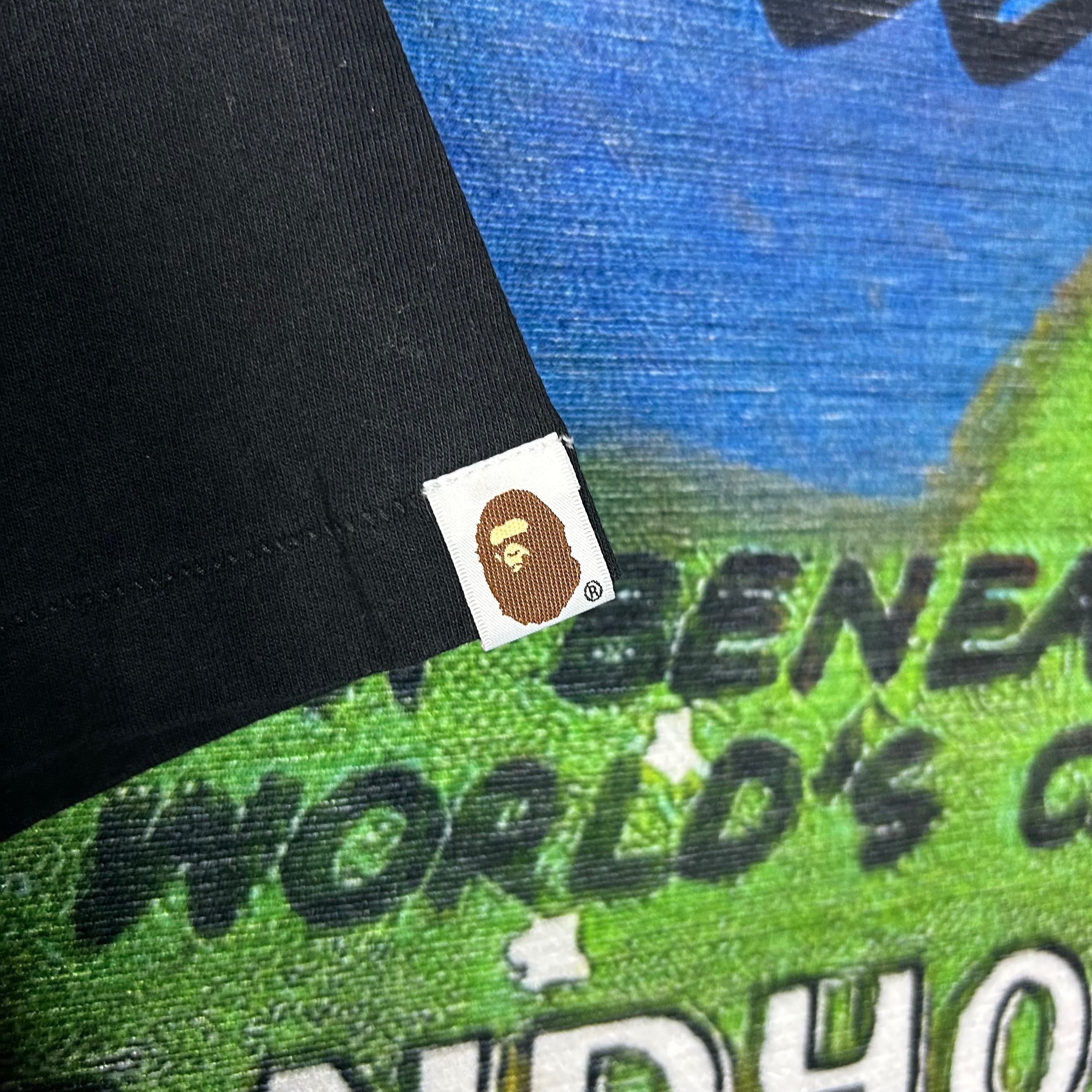 Bape Bape Check Bleached Ape Head Tee Size 2XL Size US XXL / EU 58 / 5 - 5 Thumbnail