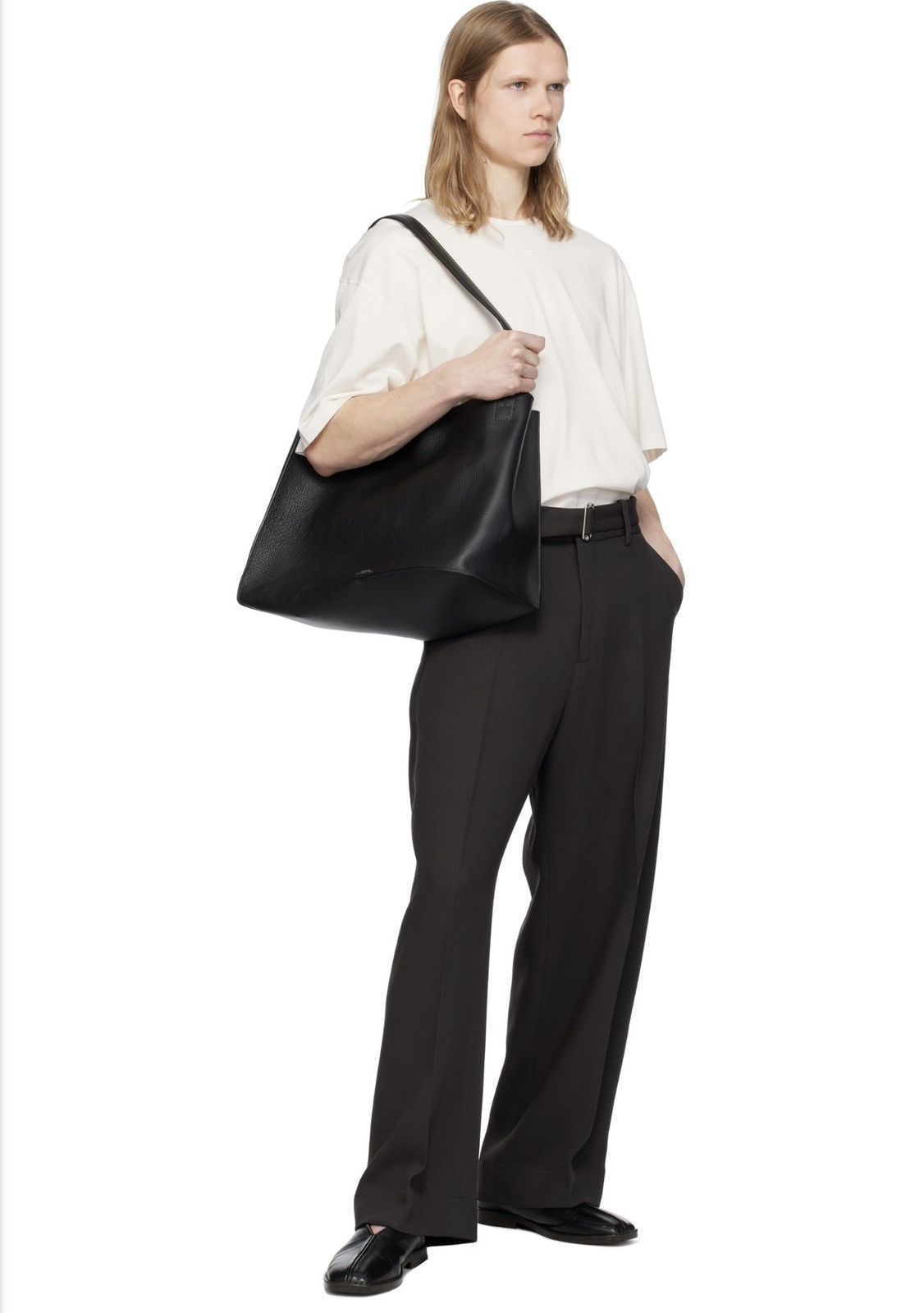Studio Nicholson Studio Nicholson - Black Doublet Leather Tote Size ONE SIZE - 13 Thumbnail