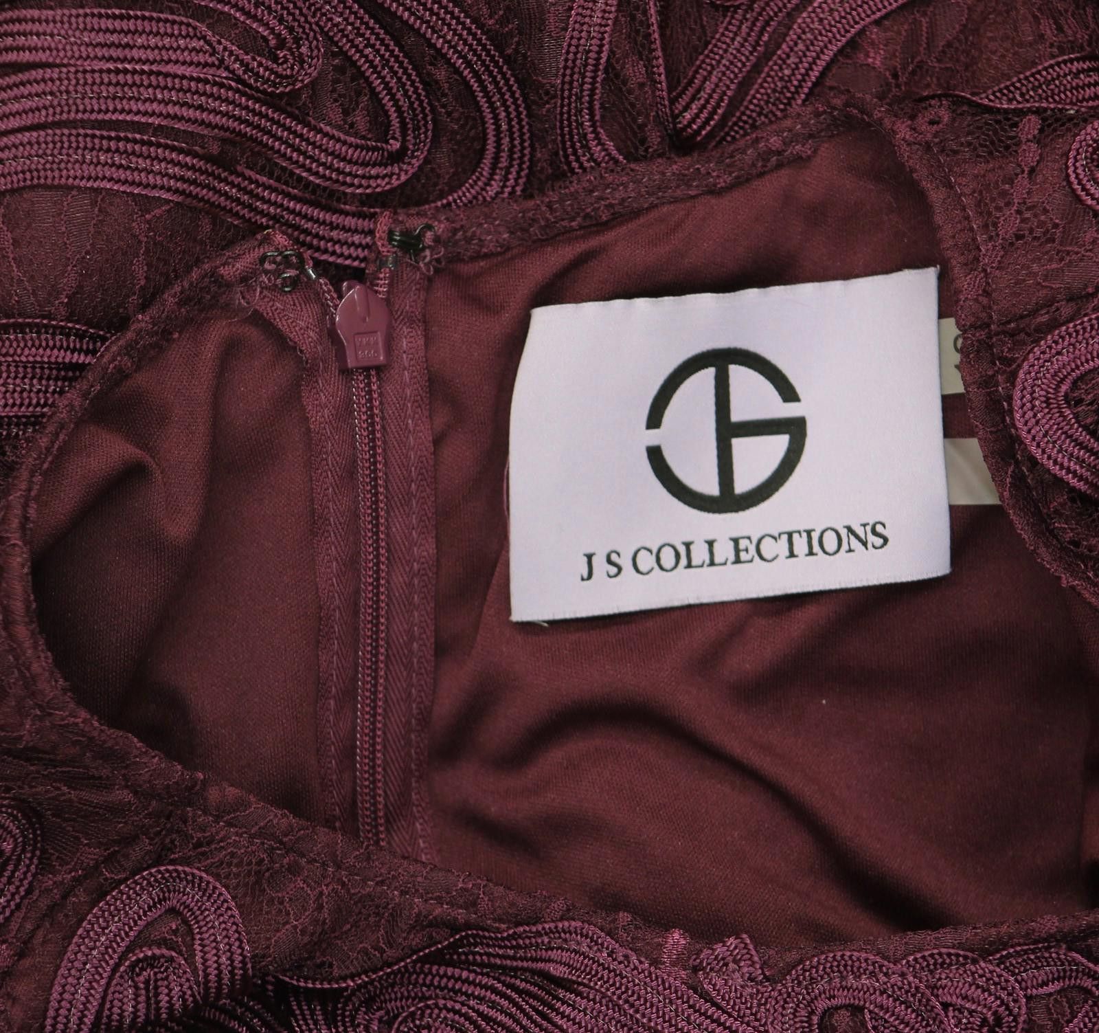 Other Js Collections Flare Sleeveless Bateau Neck Dress Purple 12 Size XL / US 12-14 / IT 48-50 - 5 Thumbnail