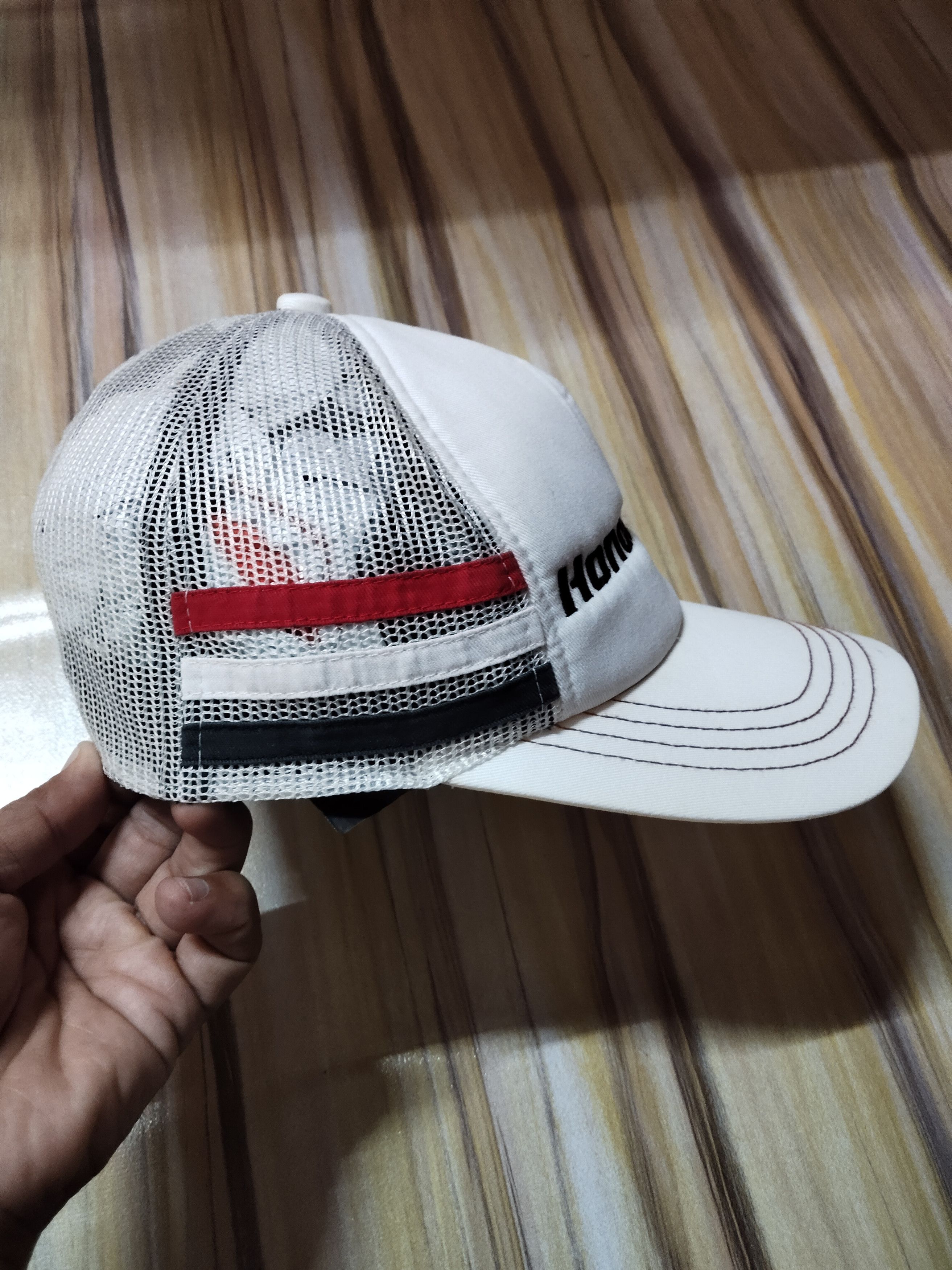 Honda Vintage HONDA RACING 3 Line Trucker Cap Size ONE SIZE - 2 Thumbnail