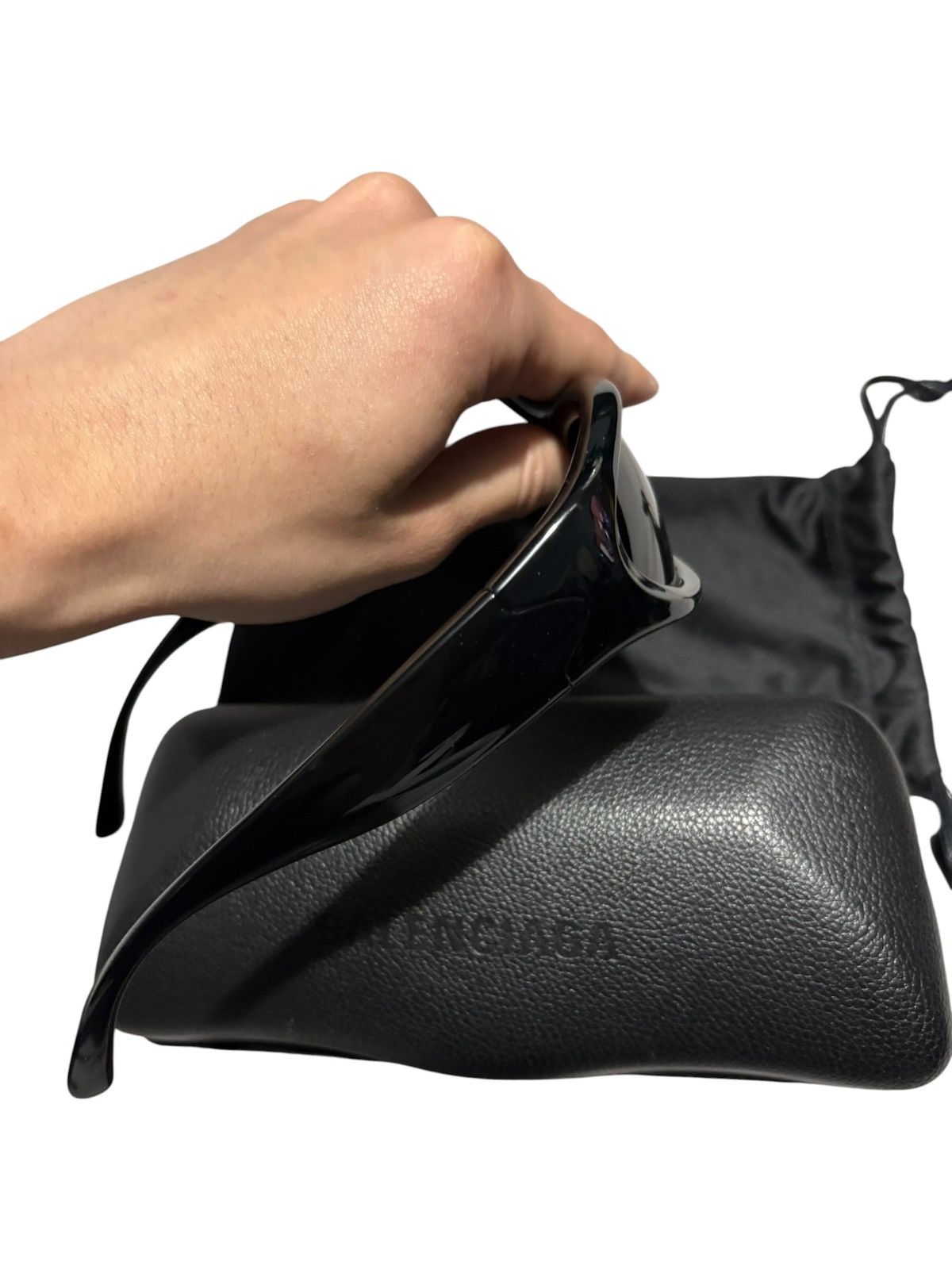 Balenciaga Balenciaga SWIFT OVAL SUNGLASSES BB0157S wraparound shades Size ONE SIZE - 5 Thumbnail