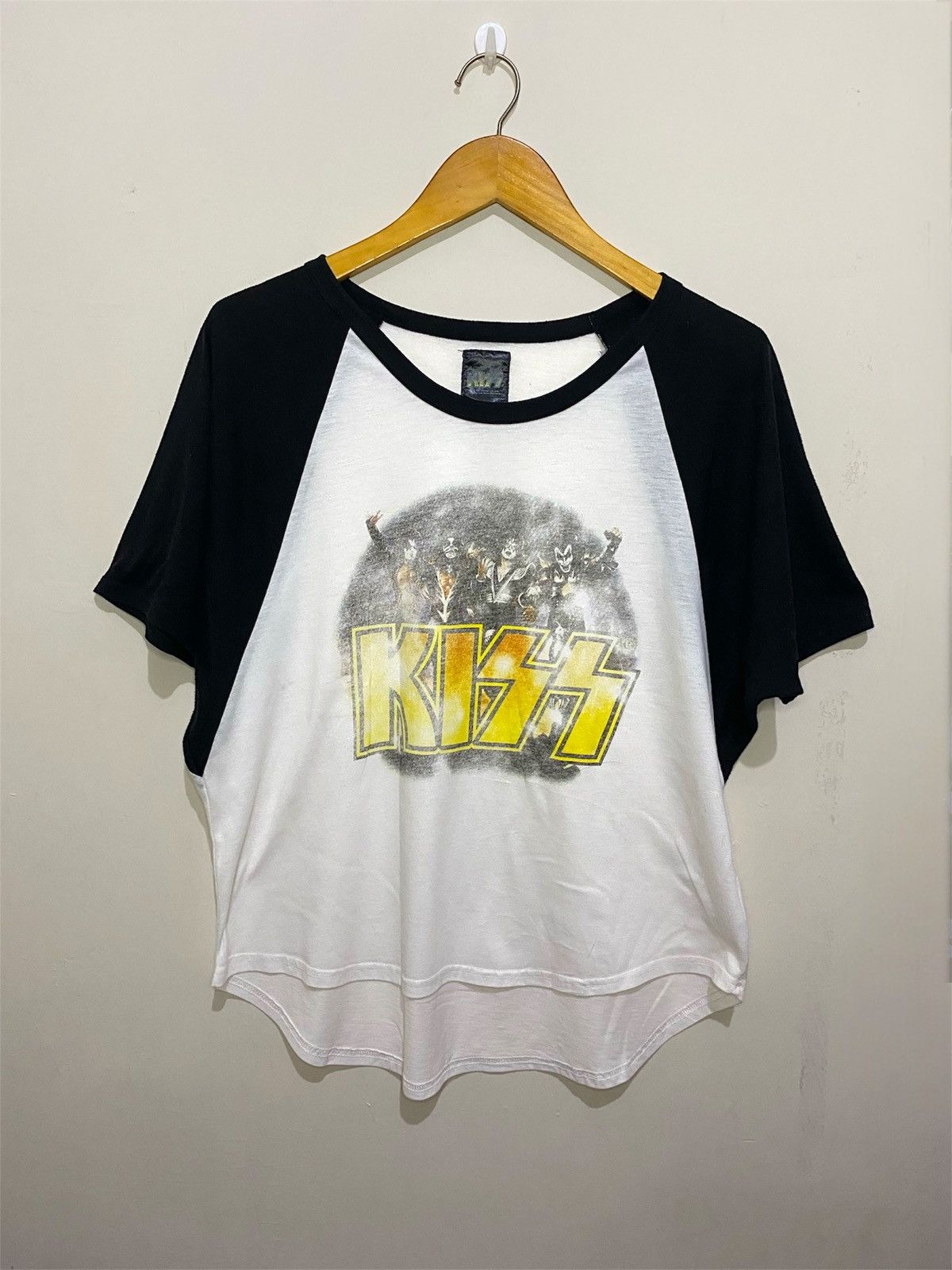 Band Tees × Japanese Brand × KISS KISS Raglan Shirt Size L / US 10 / IT 46 - 1 Thumbnail