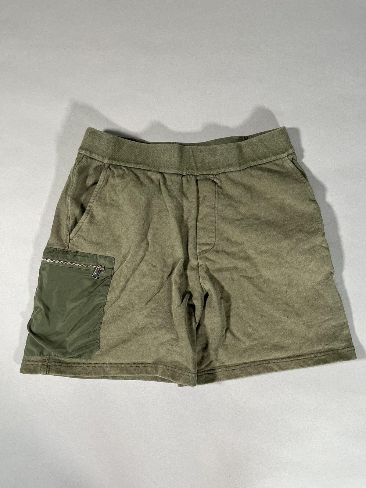 Designer Green Armani Exchange Comfy Casual Shorts Size US 28 / EU 44 - 1 Thumbnail