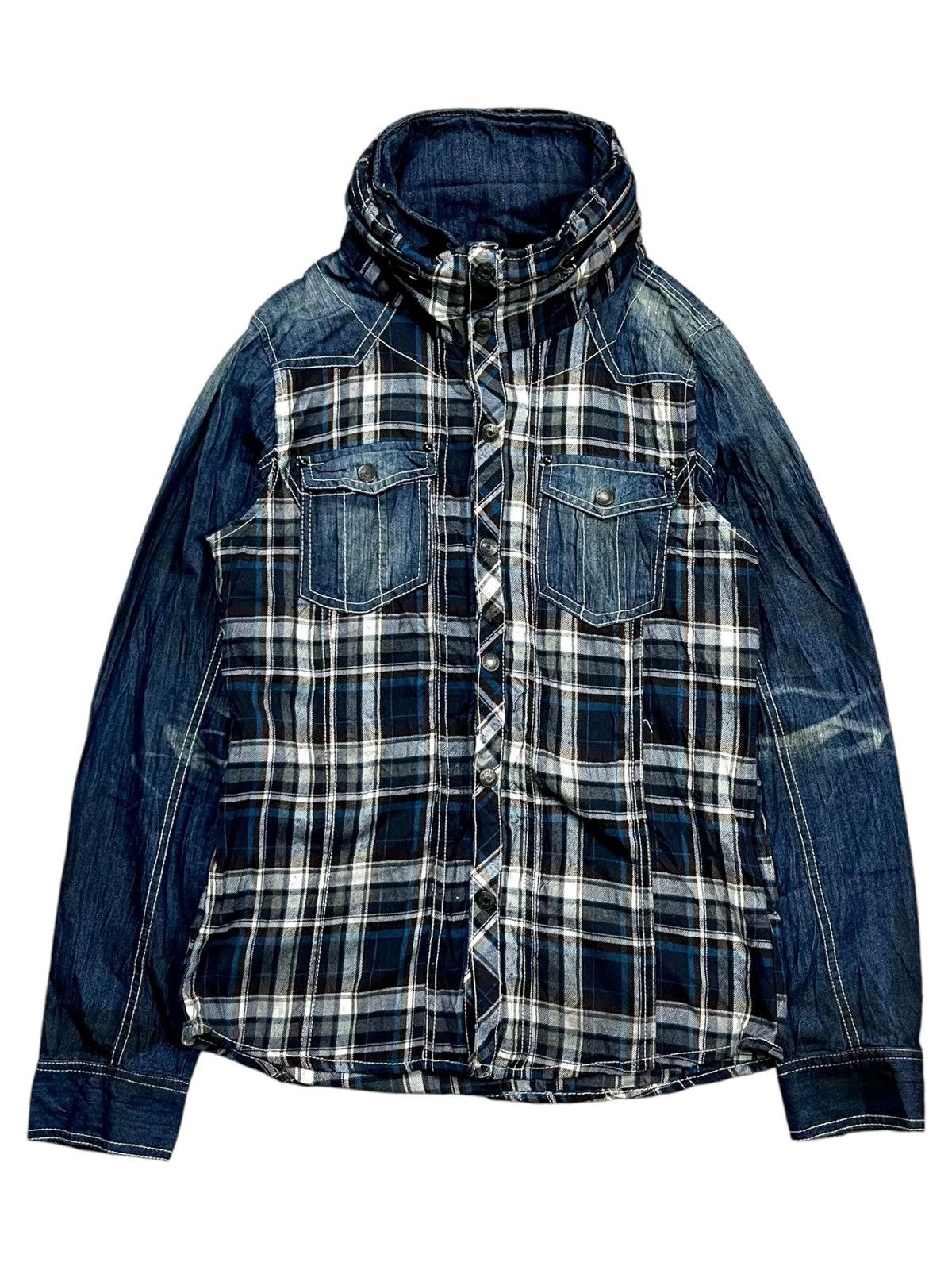 If Six Was Nine 2000s In The Attic - Apocalypse Flanel Bono Jacket Size US M / EU 48-50 / 2 - 5 Thumbnail