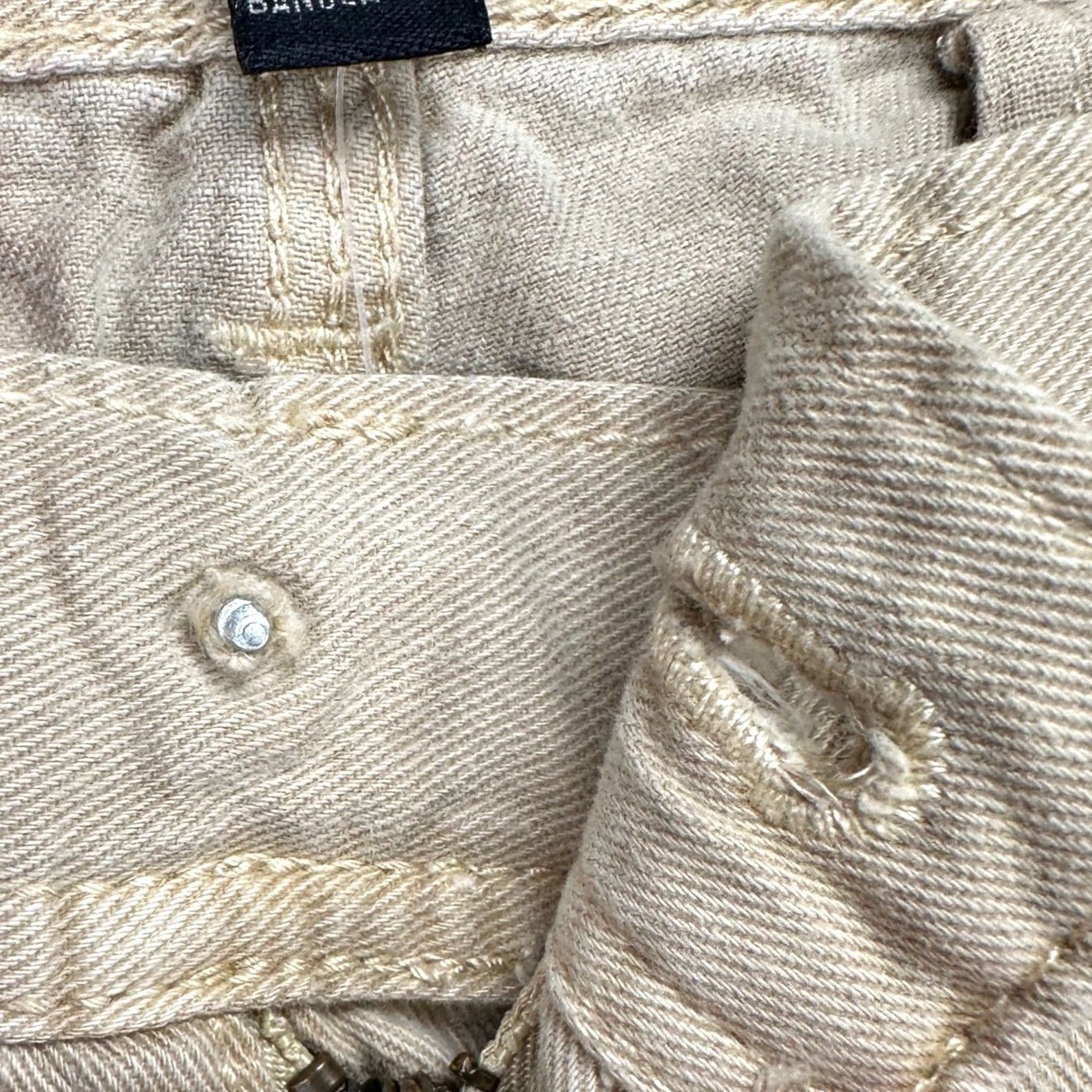 Banana Republic VINTAGE Banana Republic Mens Athleic Fit Jeans 31X26 Tan 5 Pocket Casual Denim Pants NEW Size US 31 - 5 Thumbnail