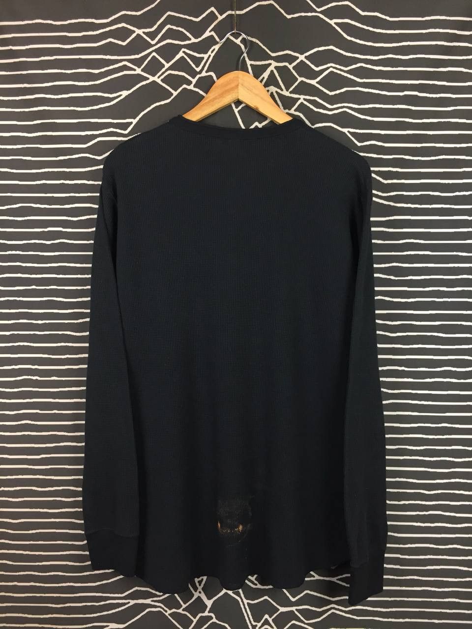 Uniqlo Uniqlo Thermal Waffle Knit Long Sleeve Henley Tee Size US XL / EU 56 / 4 - 5 Thumbnail