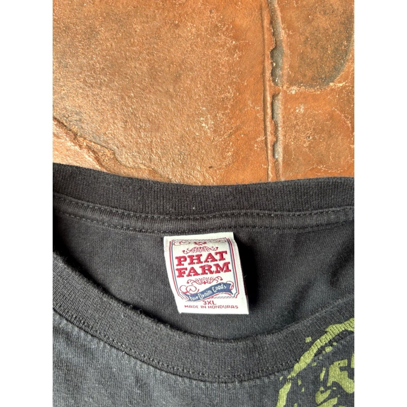Phat Farm VINTAGE Phat Farm T-Shirt 3XL Black Cotton Graphic Print Short Sleeve Crew Neck Men Grunge Halloween Horror Punk Rock Skull 90s 2000s Size US XXL / EU 58 / 5 - 2 Thumbnail