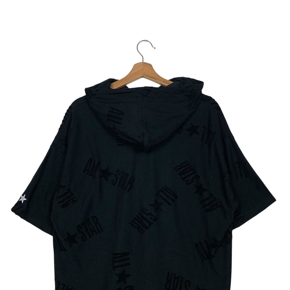 Converse CONVERSE All Star AllOver Logo Short Sleeve Hoodie #1618-C72 Size US L / EU 52-54 / 3 - 10 Thumbnail