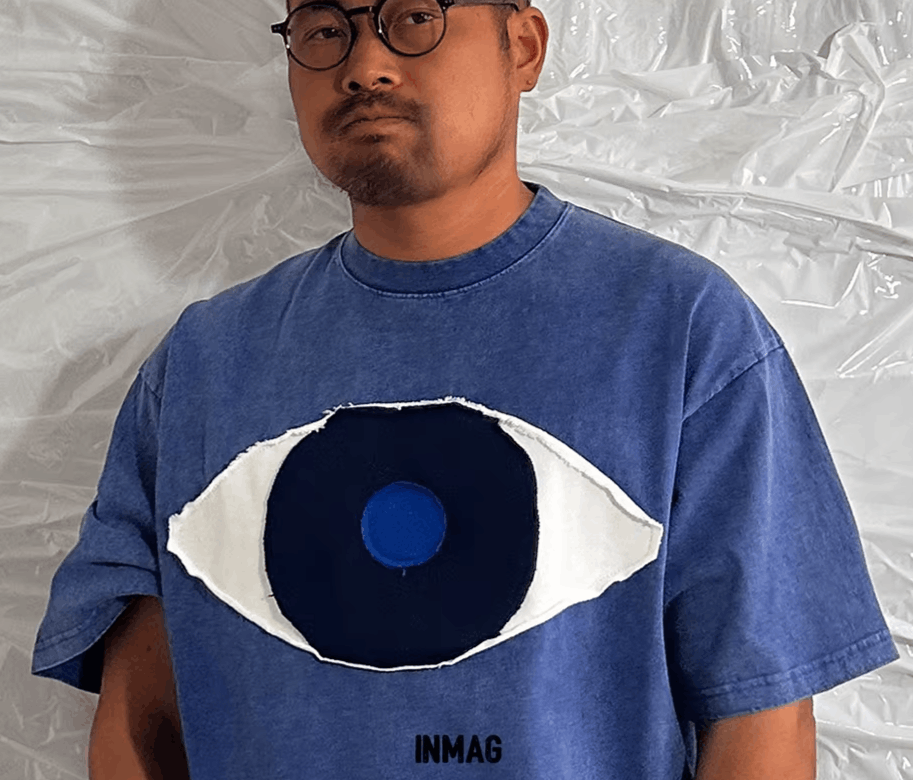 Japanese Brand Eyes Patchwork Vintage T Shirts Size US L / EU 52-54 / 3 - 4 Thumbnail