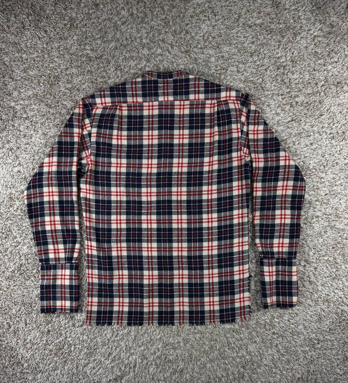 Greg Lauren Greg Lauren Flannel Plaid Shirt Long Sleeve Size US L / EU 52-54 / 3 - 13 Thumbnail