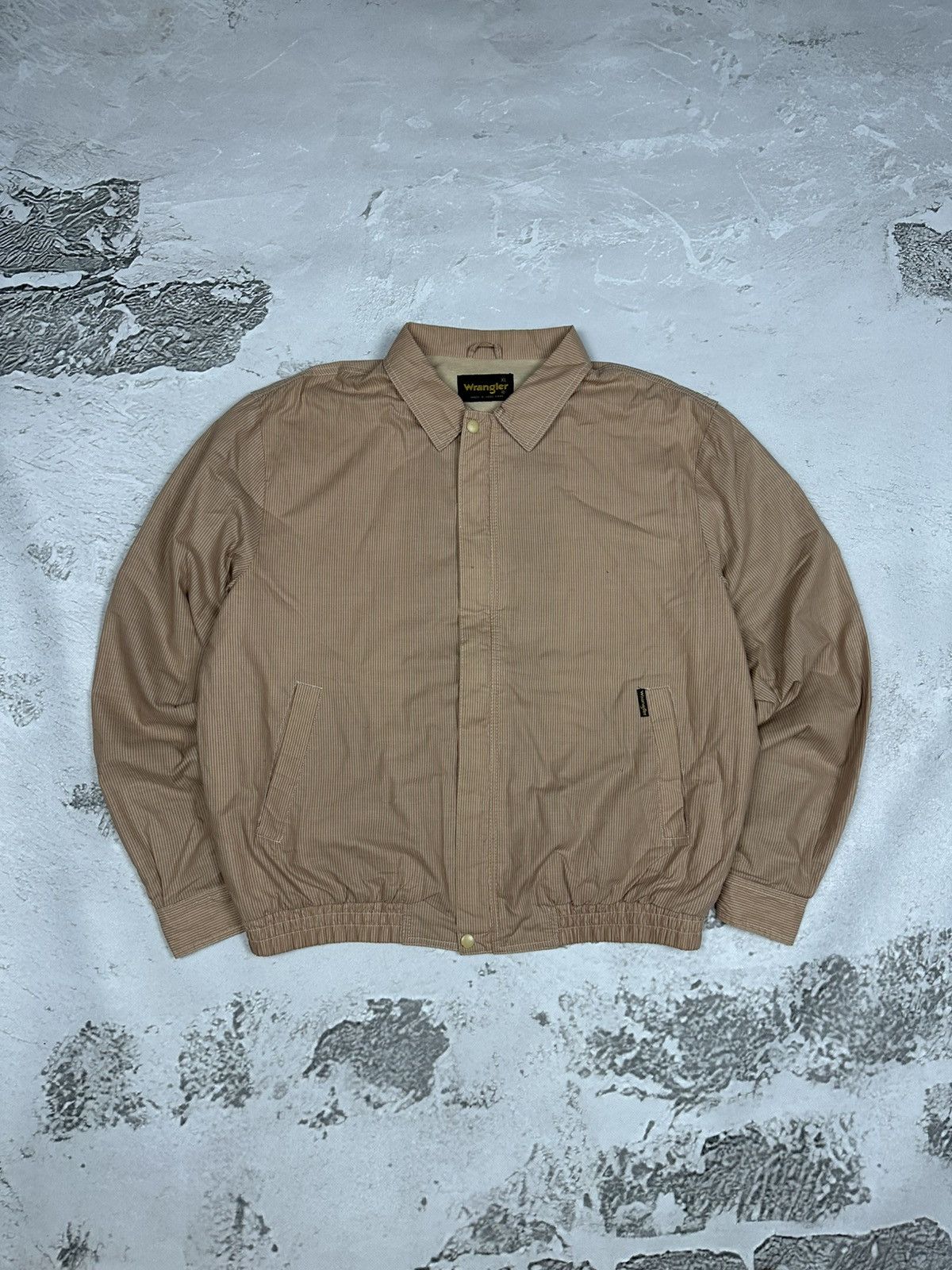 Wrangler Vintage Wrangler Striped Bomber Jacket Made in Hong Kong Size US XL / EU 56 / 4 - 1 Thumbnail