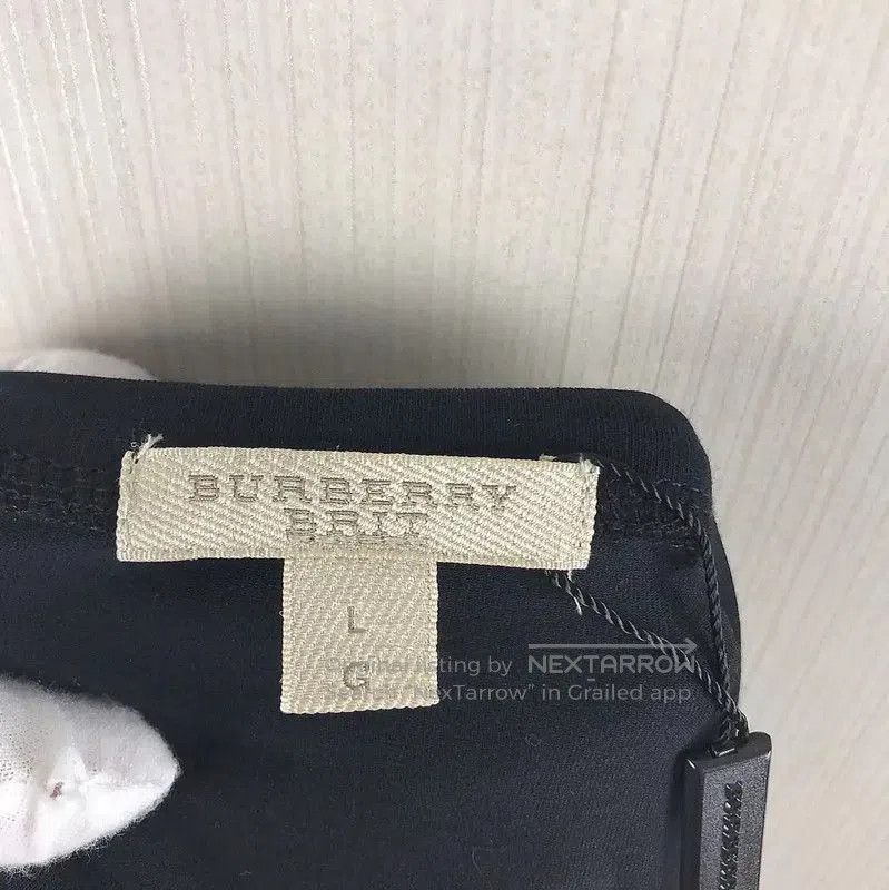 Burberry Burberry Black Cotton Men's T. Size US L / EU 52-54 / 3 - 3 Thumbnail