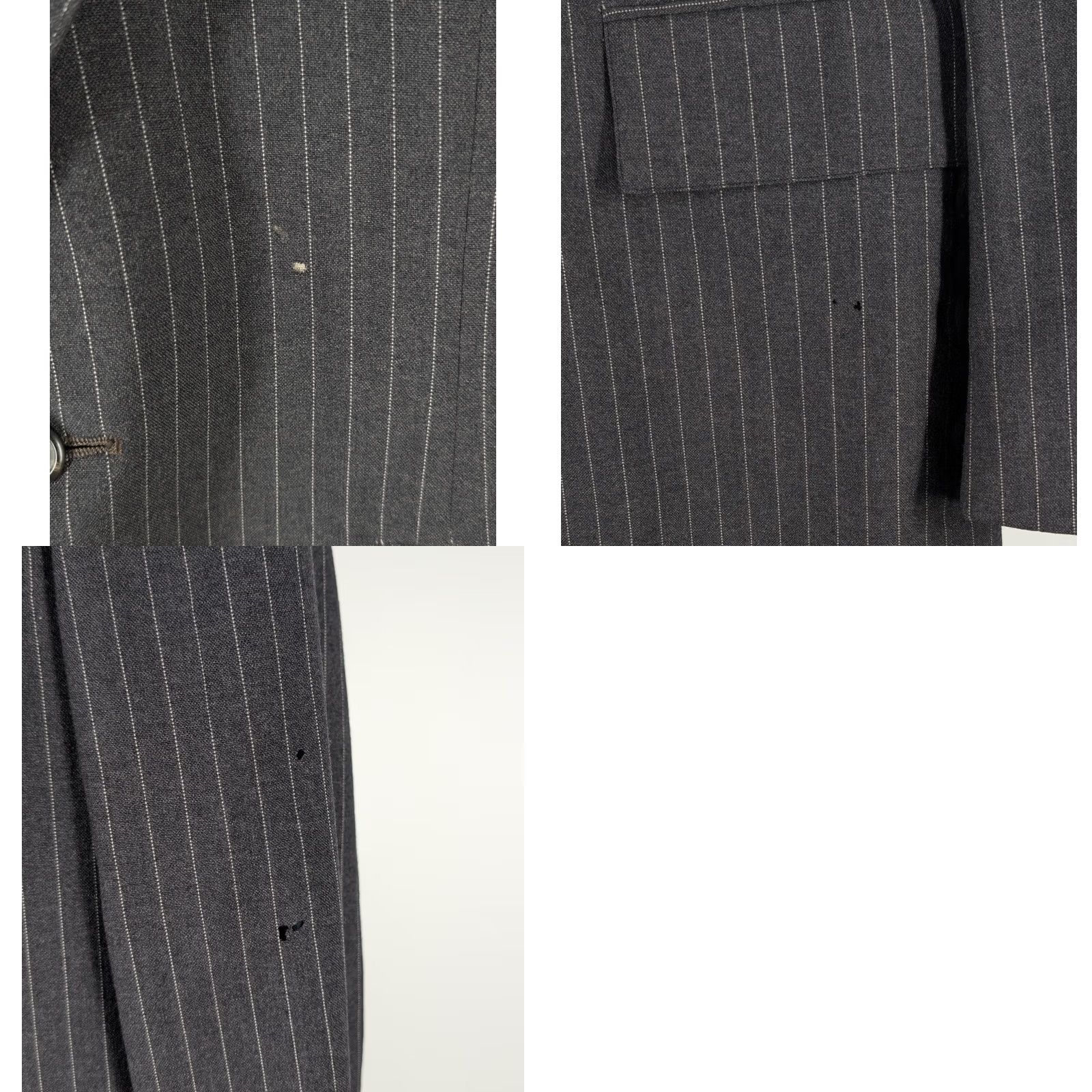 Ralph Lauren VINTAGE Ralph Lauren Polo Blazer 70s Suit Jacket Wool ACWA Union Made Gray Tweed 2-Button Four-Button Sport Coat Men 40 Narrative, Classic, 1967-1976 Size US L / EU 52-54 / 3 - 8 Thumbnail