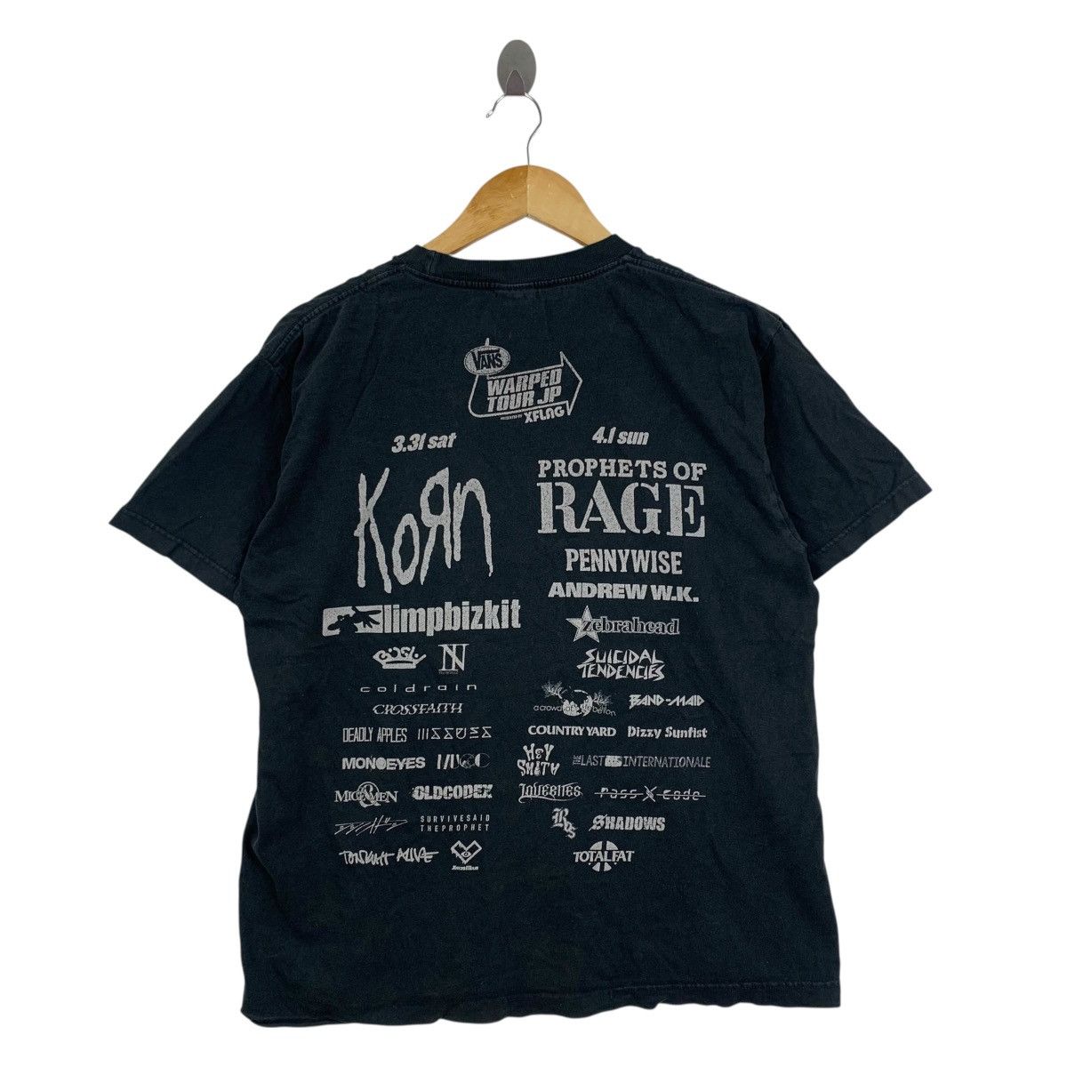 Vans Vintage VANS WRAPPER TOUR Jp Xflag Korn Limp Bizkit Tshirt Size US M / EU 48-50 / 2 - 1 Thumbnail