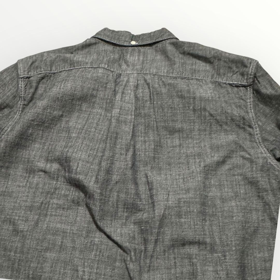 Levi's Levi’s Men’s Button Down Shirt XL Black Gray Chambray Long S Size US XL / EU 56 / 4 - 9 Thumbnail