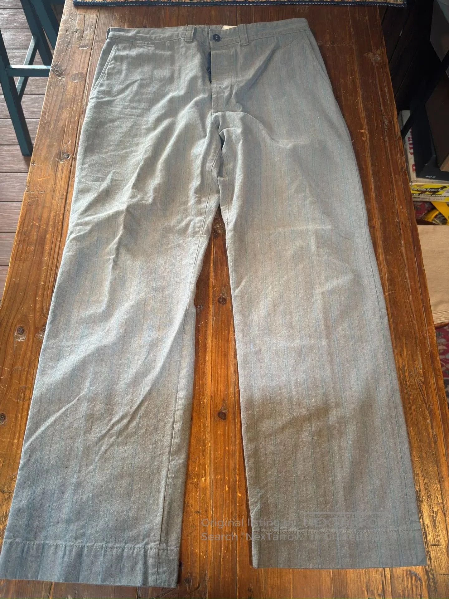 RRL Ralph Lauren RRL Striped Work Pants. Size US 34 / EU 50 - 2 Thumbnail