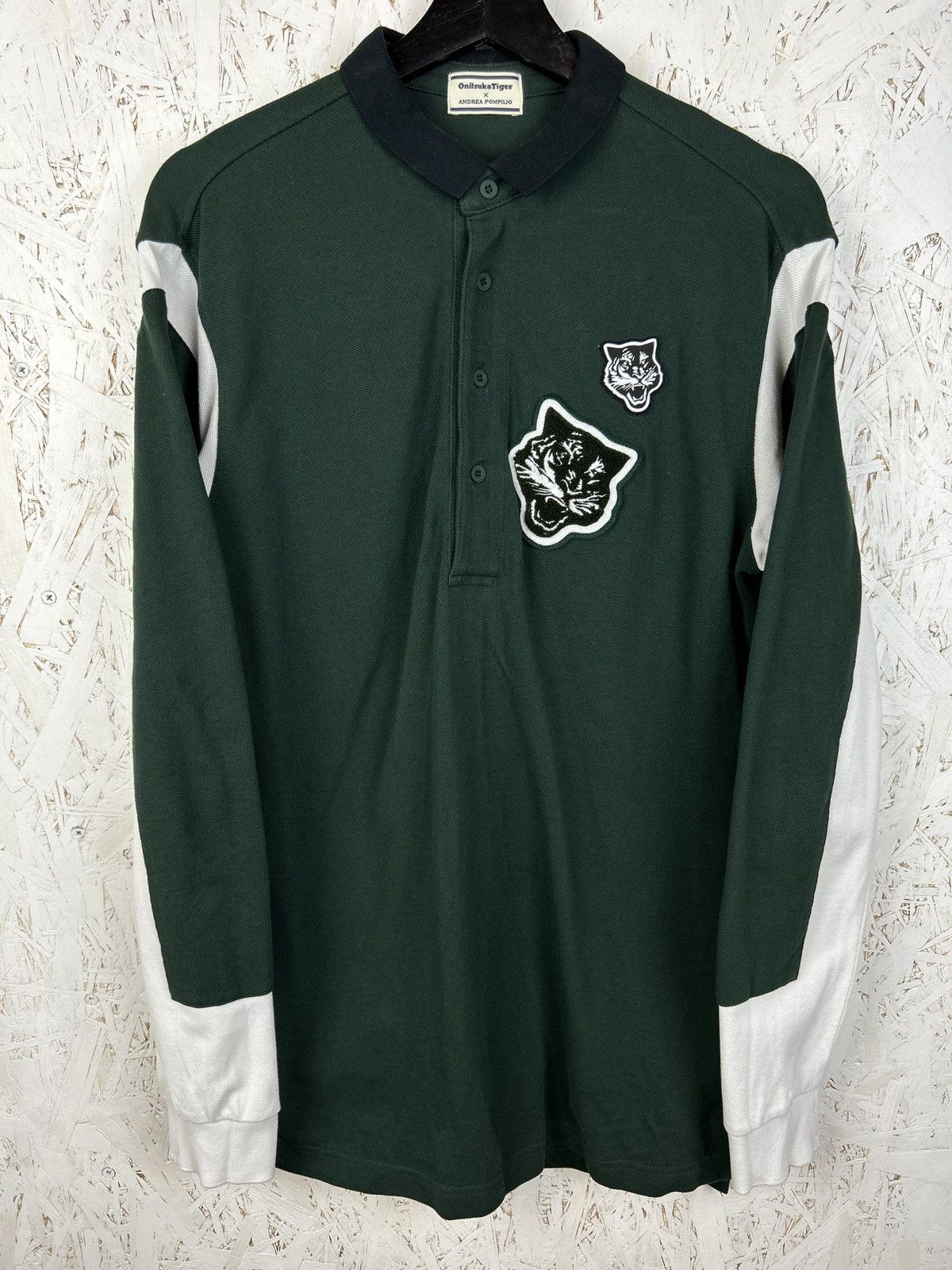 Andrea Pompilio Onistuka Tiger x Andrea Pompilio Tiger Logo Polo Long Sleeve Size US M / EU 48-50 / 2 - 1 Thumbnail