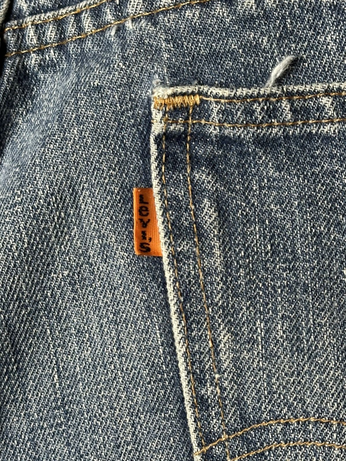 Levi's 70s Levis 684 Talon 42 Zip Flared Jeans Size US 32 / EU 48 - 4 Thumbnail
