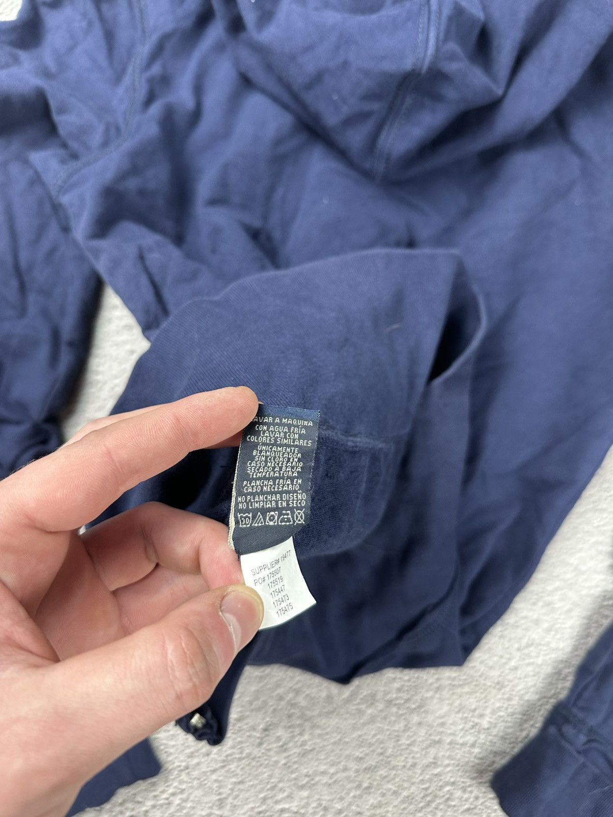 RRL Ralph Lauren Vintage Polo Jeans Company Ralph Lauren Hoodie Big Flag Y2K Size S / US 4 / IT 40 - 11 Thumbnail