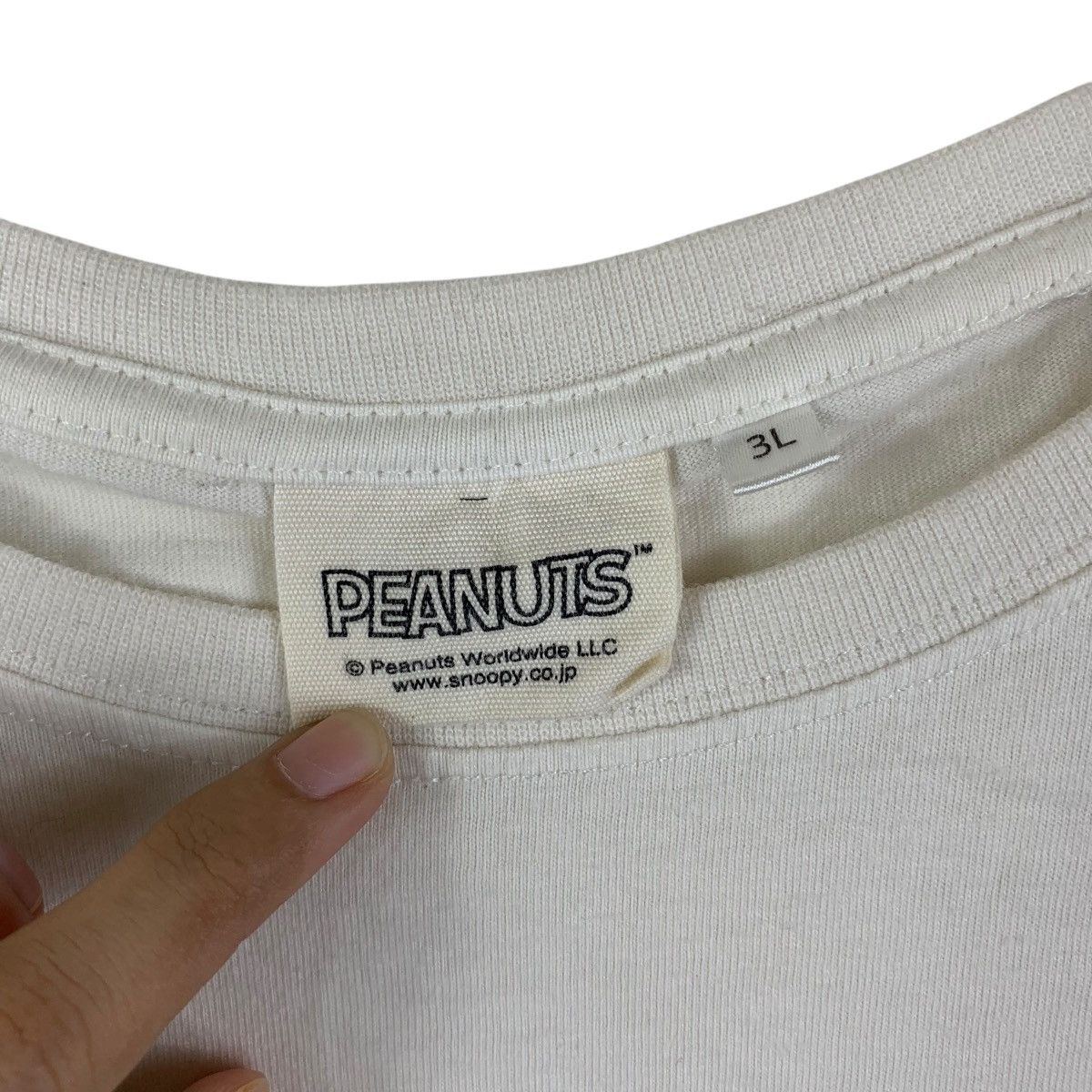 Peanuts PEANUTS WORLDWIDE SNOOPY Big Drawing Tee Shirt Top Size 3XL / US 20-22 - 5 Thumbnail