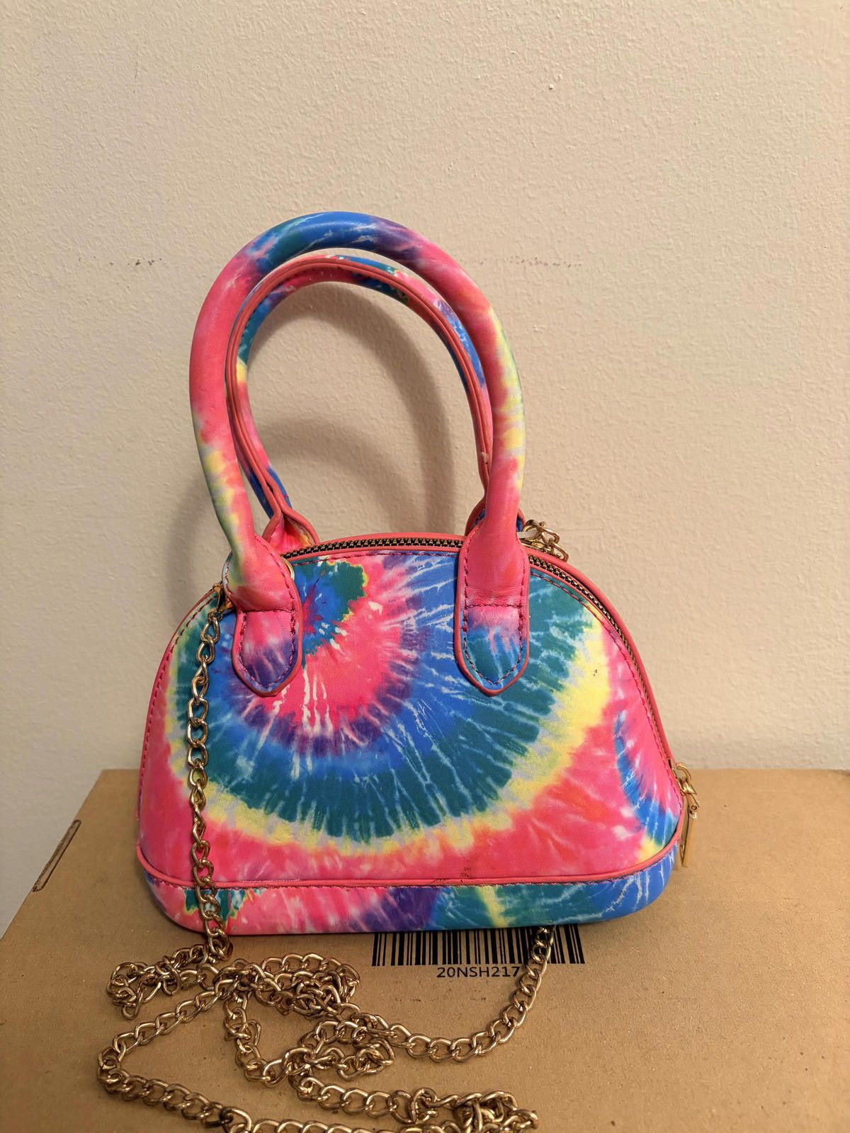 Other Rainbow Tie Dye Mini Ome Satchel with Strap Size ONE SIZE - 1 Thumbnail