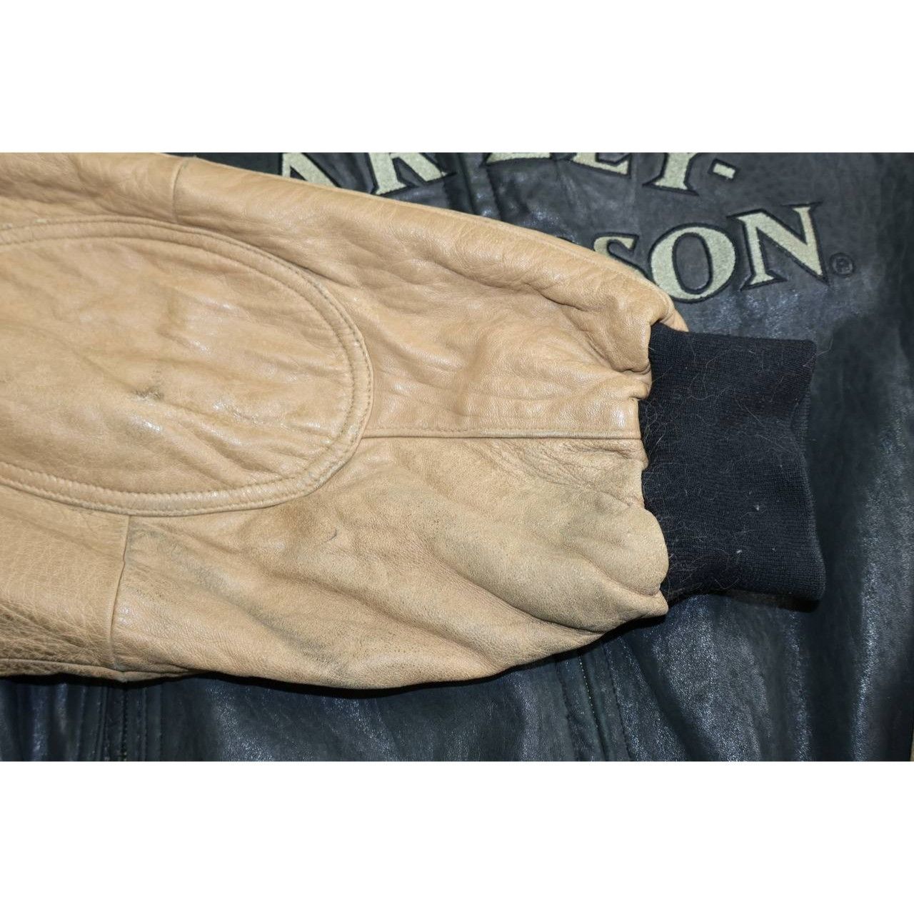 Harley Davidson Harley Davidson Men’s Leather Embroidered Letterman Varsity Size US XXL / EU 58 / 5 - 11 Thumbnail