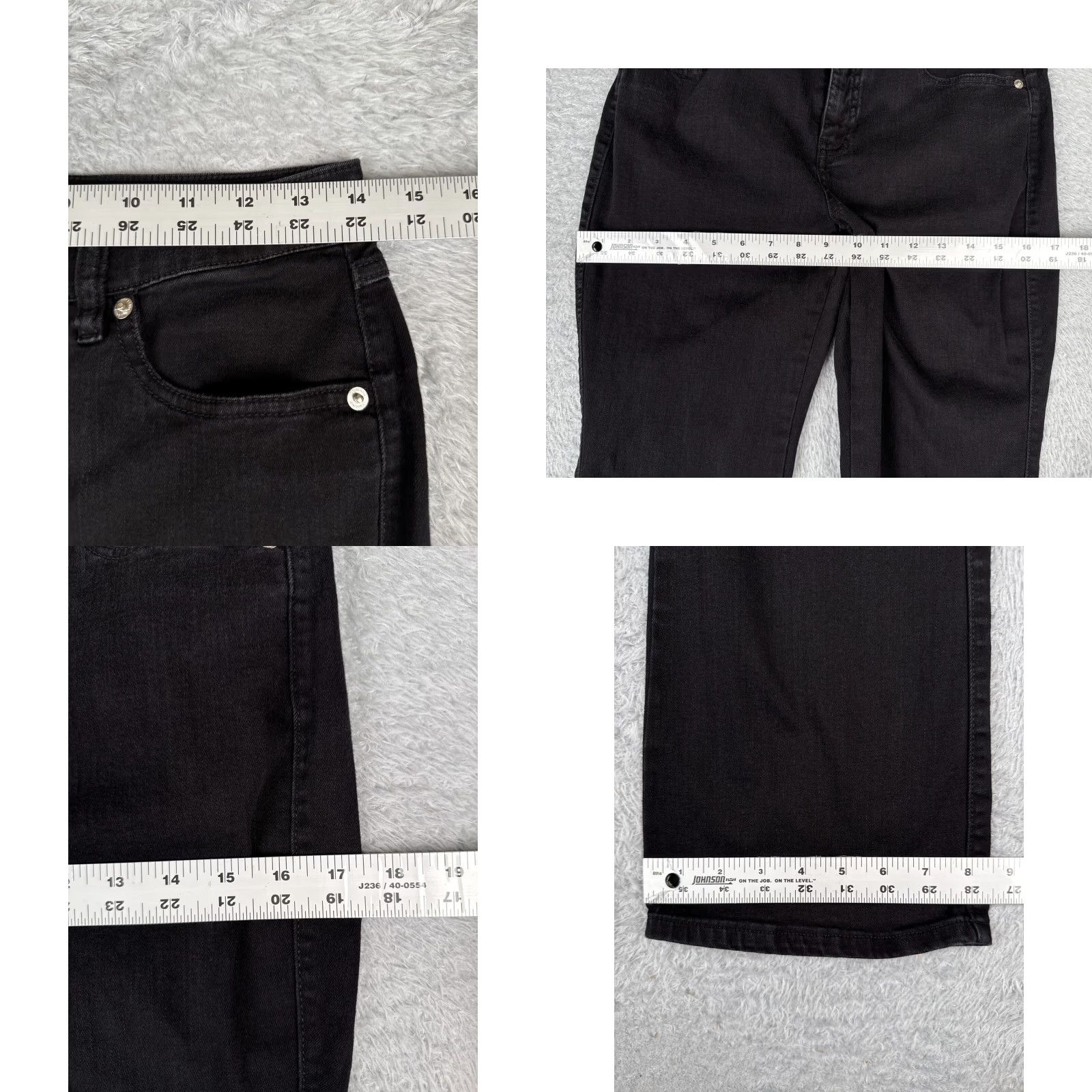 J.Crew J.Crew Jeans Women 29 S Blue Denim Bootcut Low Rise Dark Wash Cotton 29x29 Size 29" - 9 Thumbnail