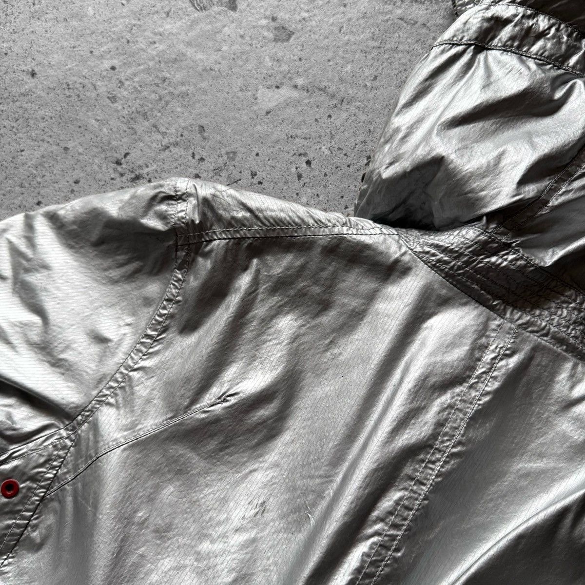 Bogner Bogner Fire + Ice Rare Silver Metallic Hooded Jacket Zip Size XS / US 0-2 / IT 36-38 - 9 Thumbnail