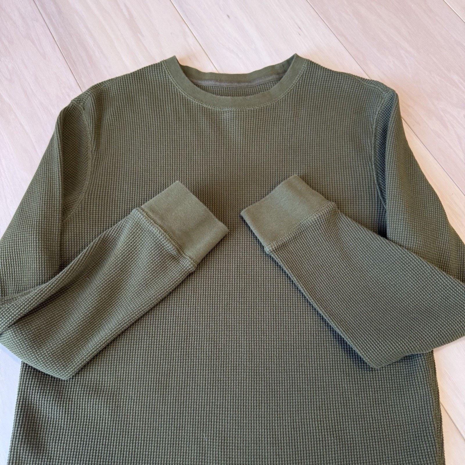 Flint And Tinder Flint and Tinder Thermal Shirt S Green Cotton Long Sleeve Size US S / EU 44-46 / 1 - 5 Thumbnail