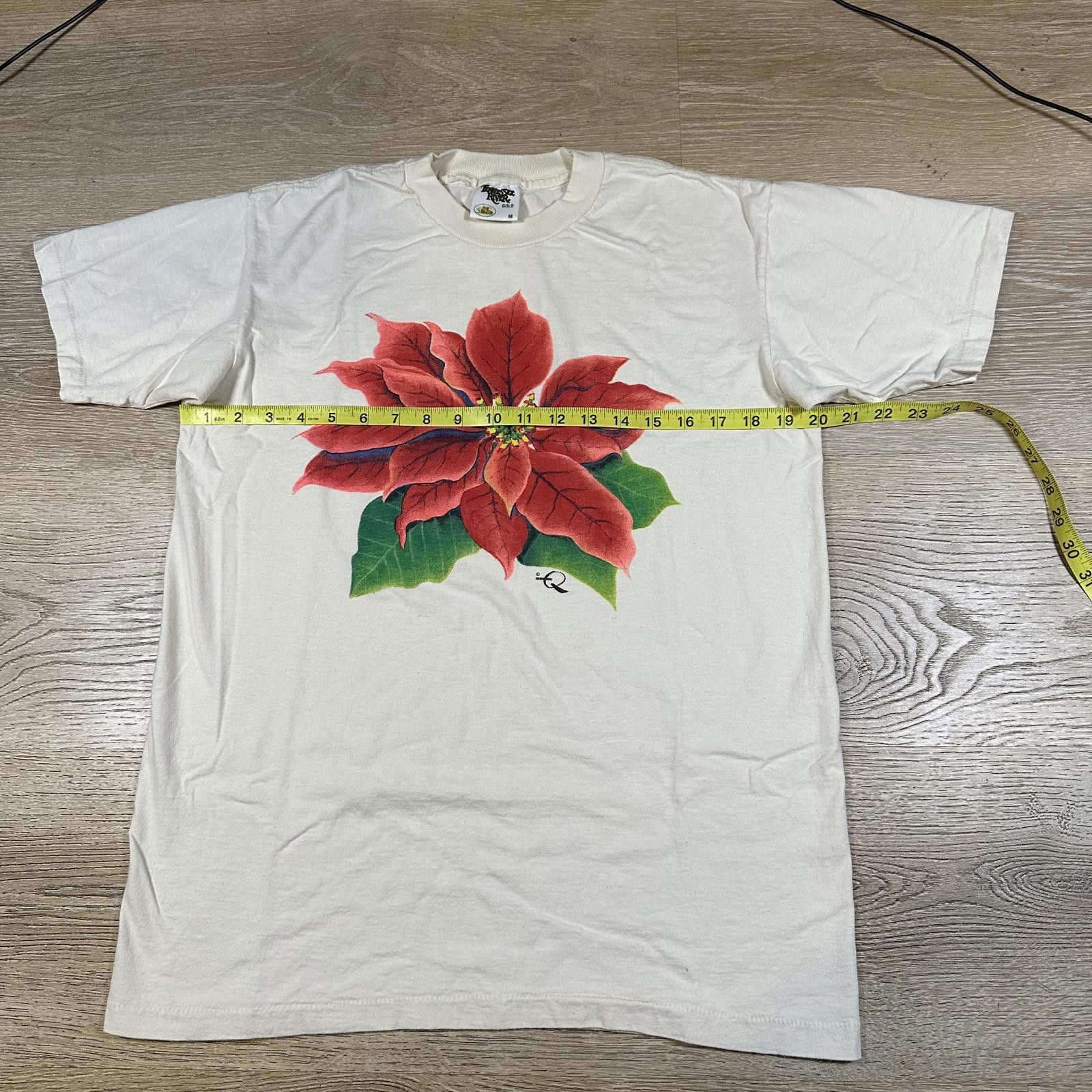 Other Vintage Studio Q Art Van Gogh Graphic T-shirt M Red Green Size US M / EU 48-50 / 2 - 9 Thumbnail