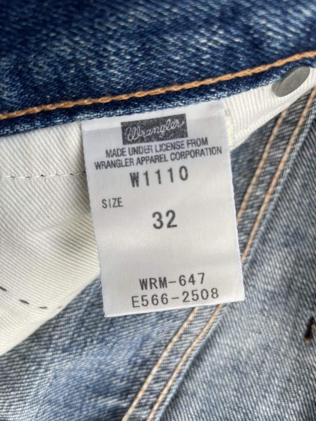Wrangler Vintage Wrangler Blue Bell Selvedge Denim Size US 33 - 19 Thumbnail