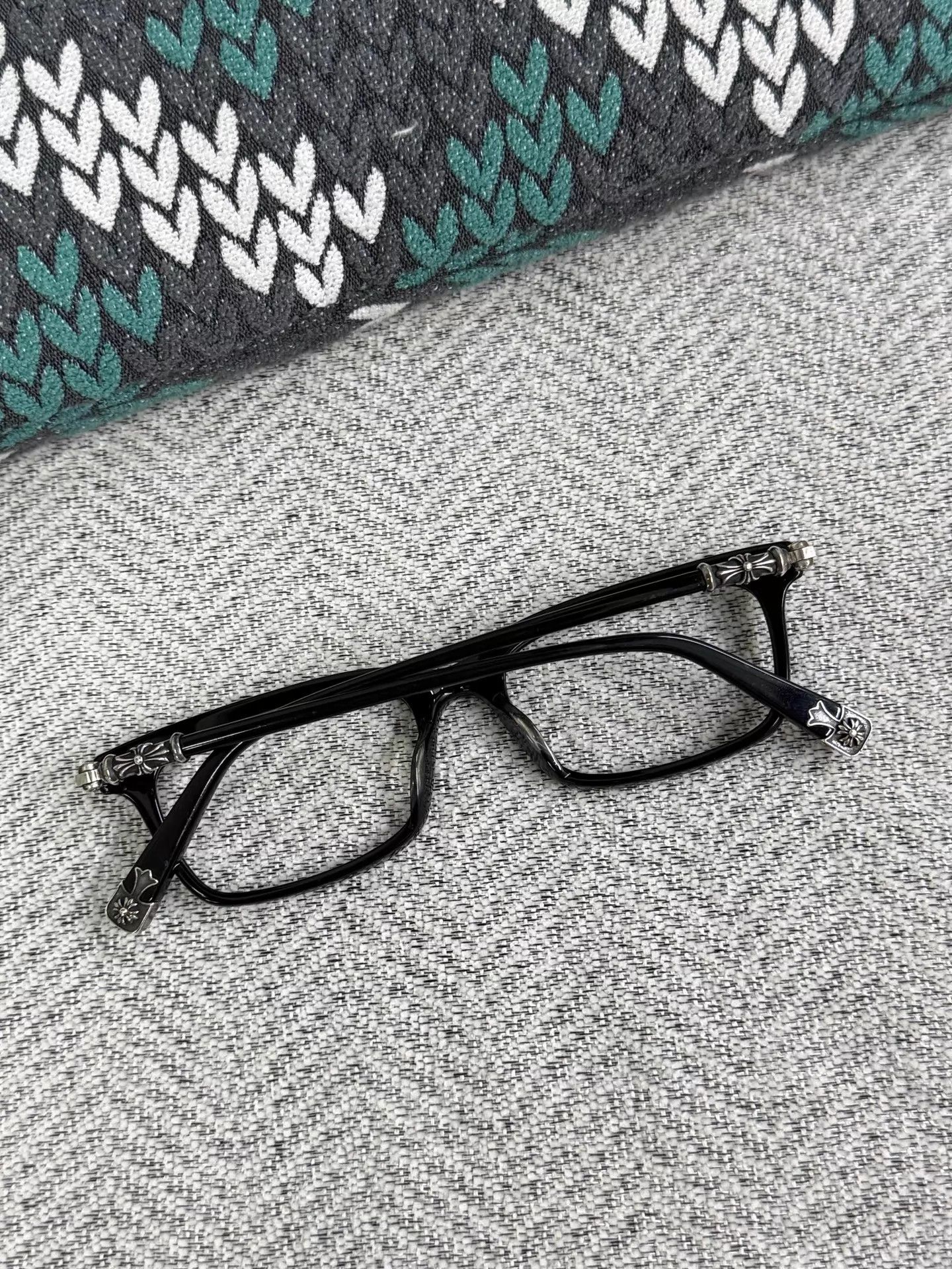 Chrome Hearts Chrome Hearts Black Cross Frames New Size ONE SIZE - 3 Thumbnail