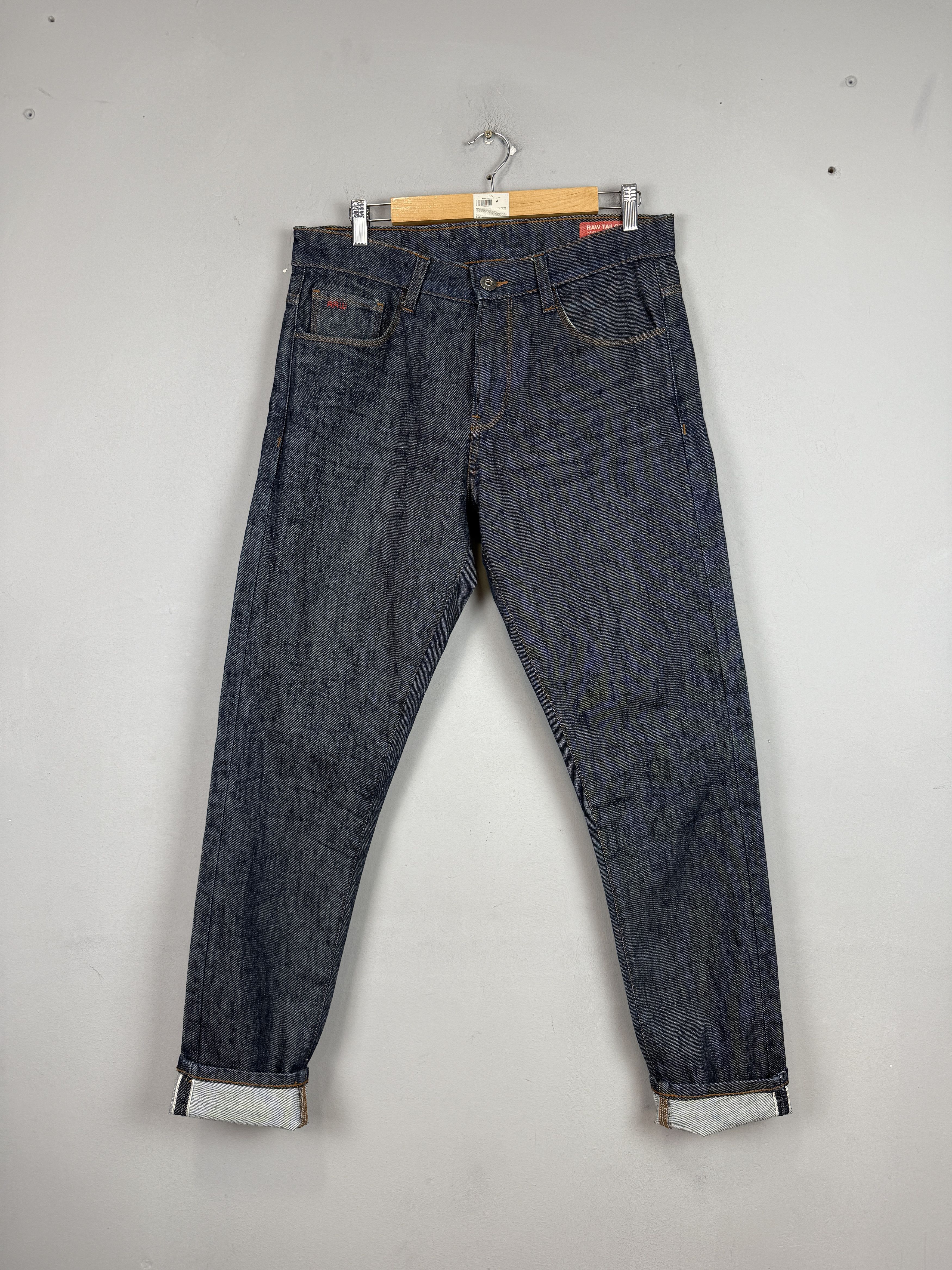 G-Star G-Star Raw 3301 Slim Jeans Selvedge Denim Tailored Blue Size US 30 / EU 46 - 5 Thumbnail