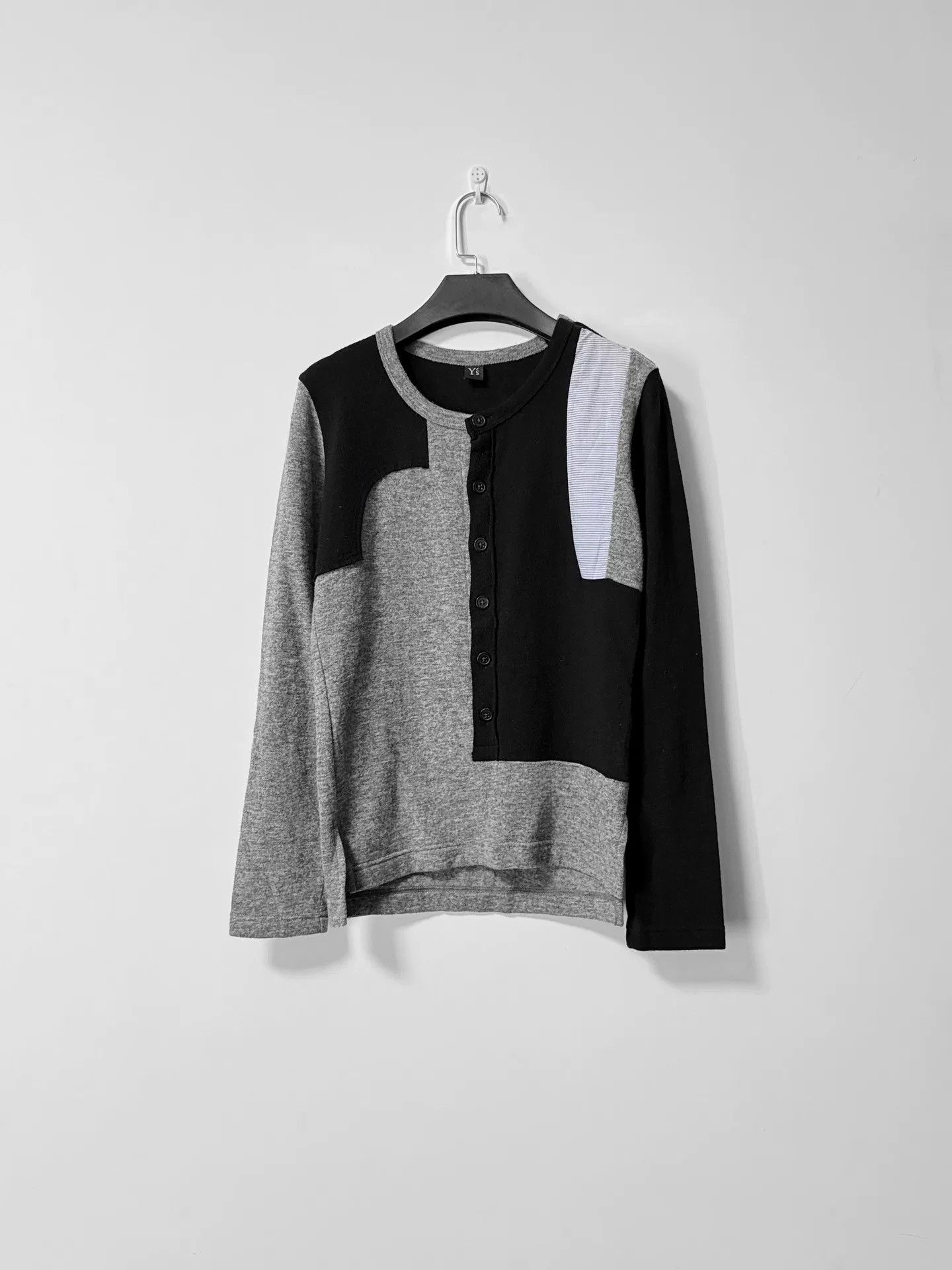 Yohji Yamamoto Color-Blocked Knit Sweater