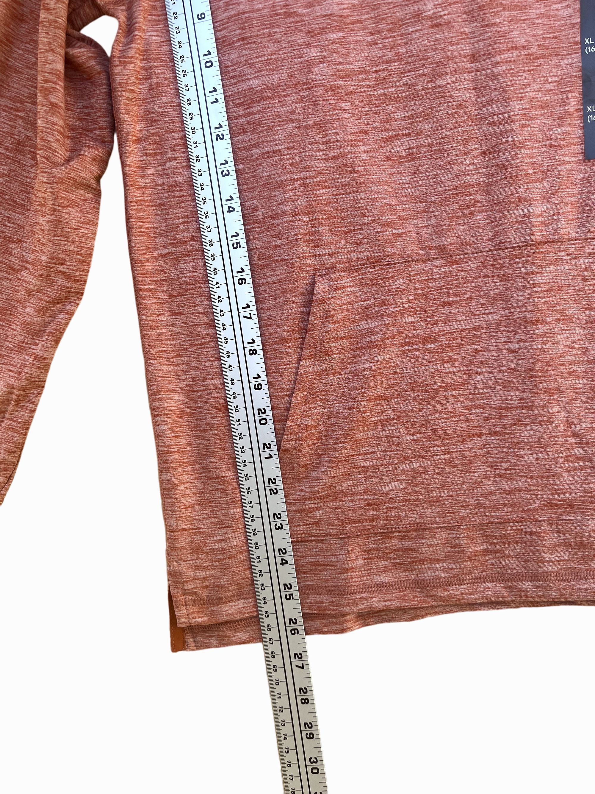 Other All In Motion- Women's Long Sleeve Hooded Blouse - Red Clay Size XL / US 12-14 / IT 48-50 - 7 Thumbnail