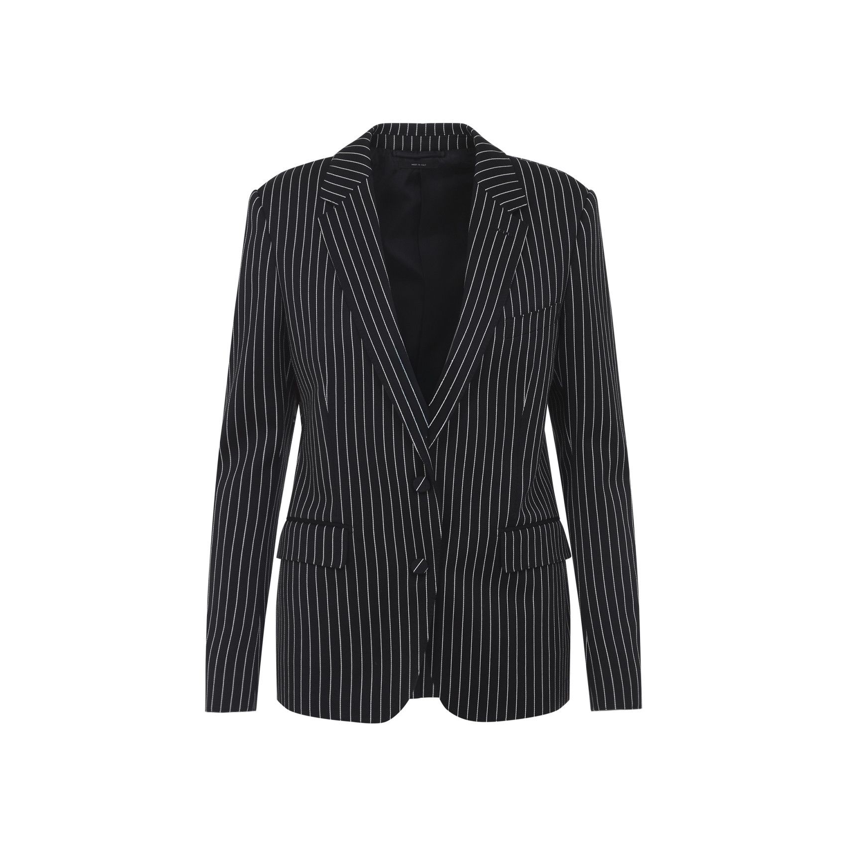 Tom Ford Tom Ford Striped Wool Barathea Jacket Size M / US 6-8 / IT 42-44 - 1 Thumbnail
