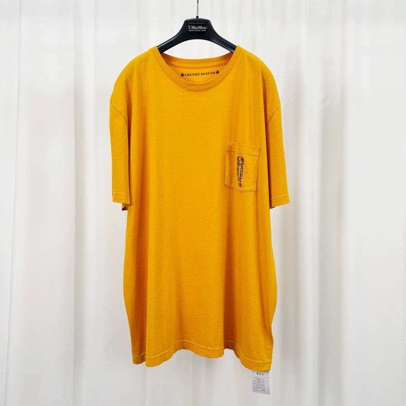 Chrome Hearts Chrome Hearts Yellow Print Short Sleeve Shirt-yf Size US XXL / EU 58 / 5 - 1 Thumbnail