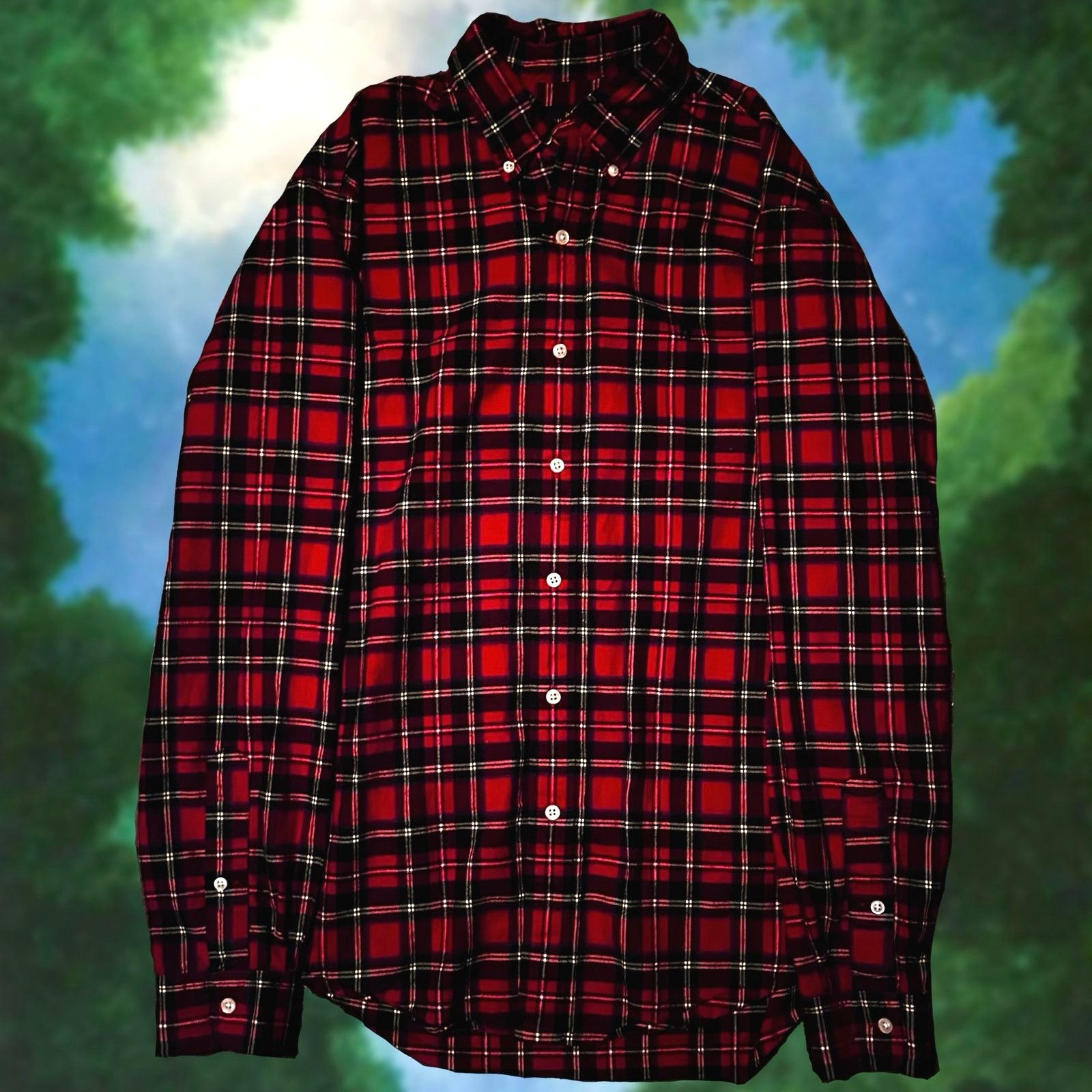 Polo Ralph Lauren red plaid polo ralph lauren long sleeve button up shirt Size US M / EU 48-50 / 2 - 1 Thumbnail
