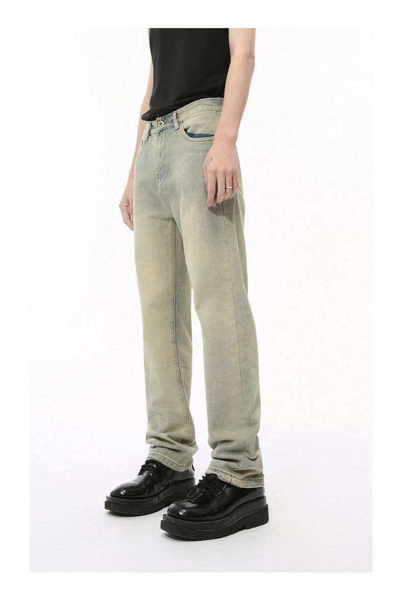 Japanese Brand × Jean Slim straight distressed washed jeans Size US 32 / EU 48 - 2 Thumbnail