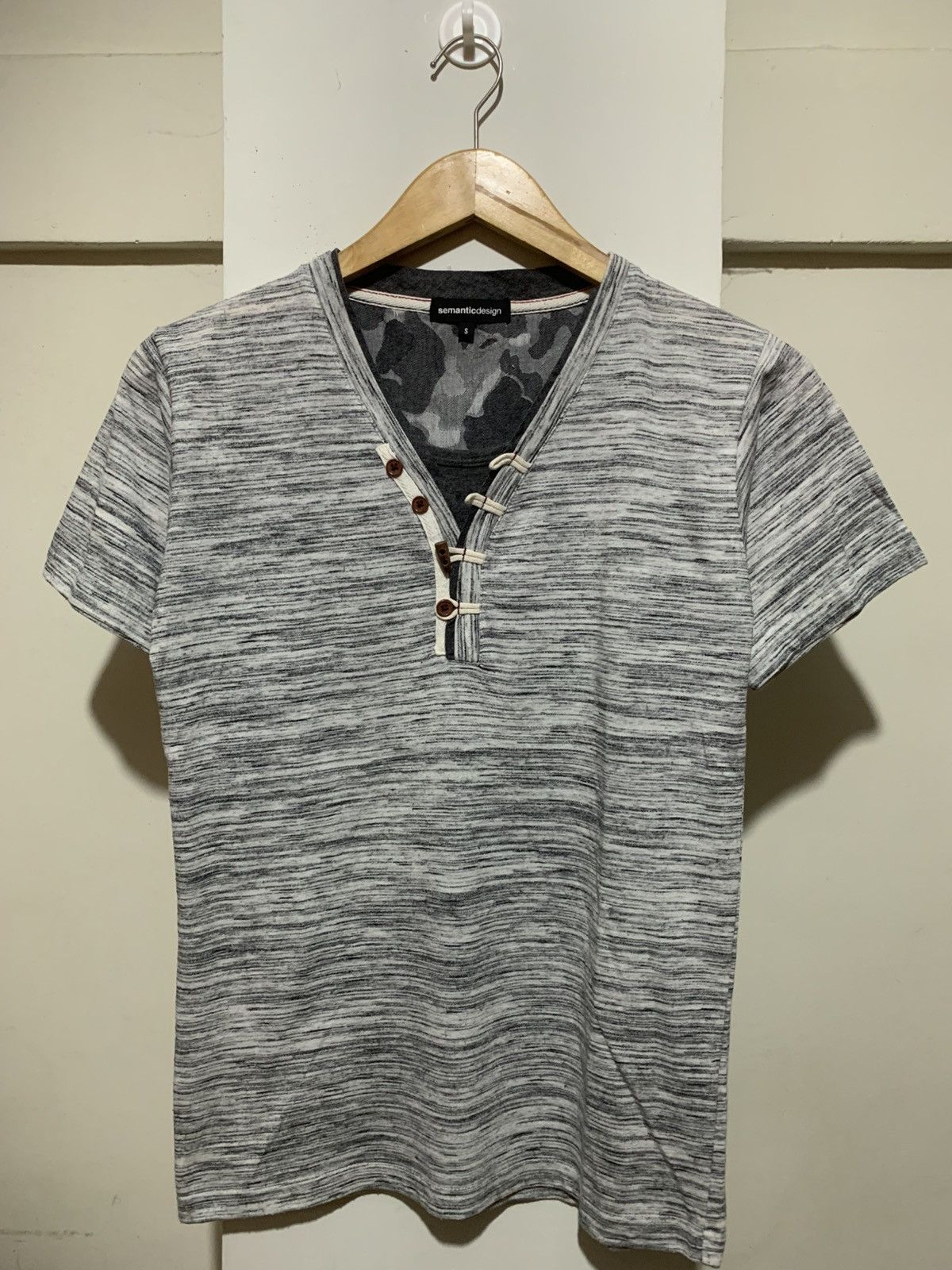 semanticdesign Japanese Semantic Design 4 Zipper Tee Shirt Size US S / EU 44-46 / 1 - 1 Thumbnail