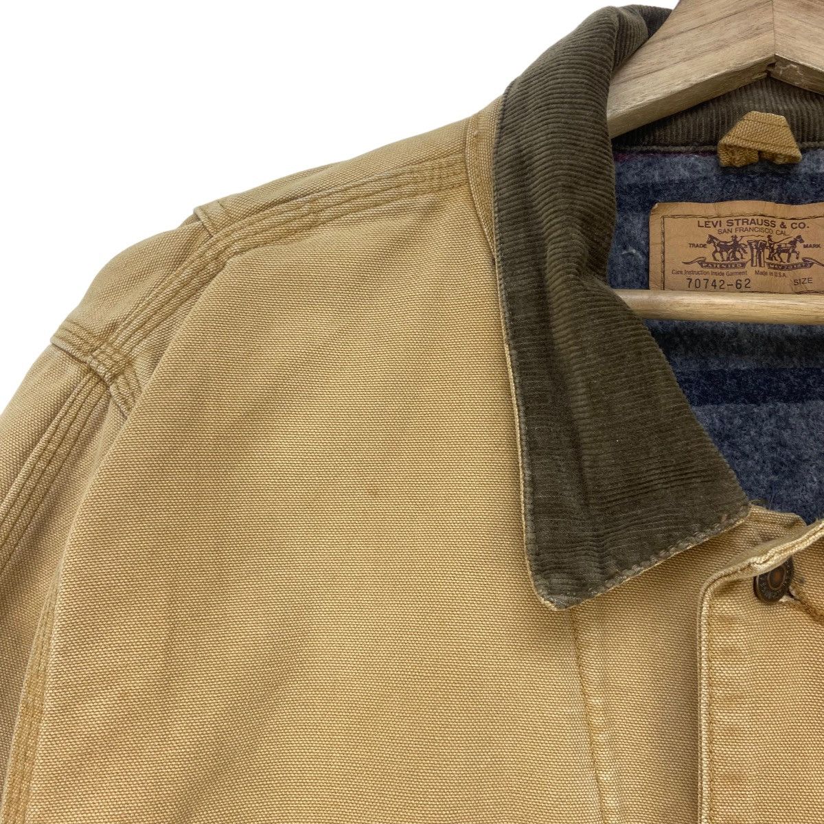 Levi's Vintage Clothing Vtg Levi’s Workers Blanket Duck Canvas Michigan Chore Jacket Size US M / EU 48-50 / 2 - 11 Thumbnail