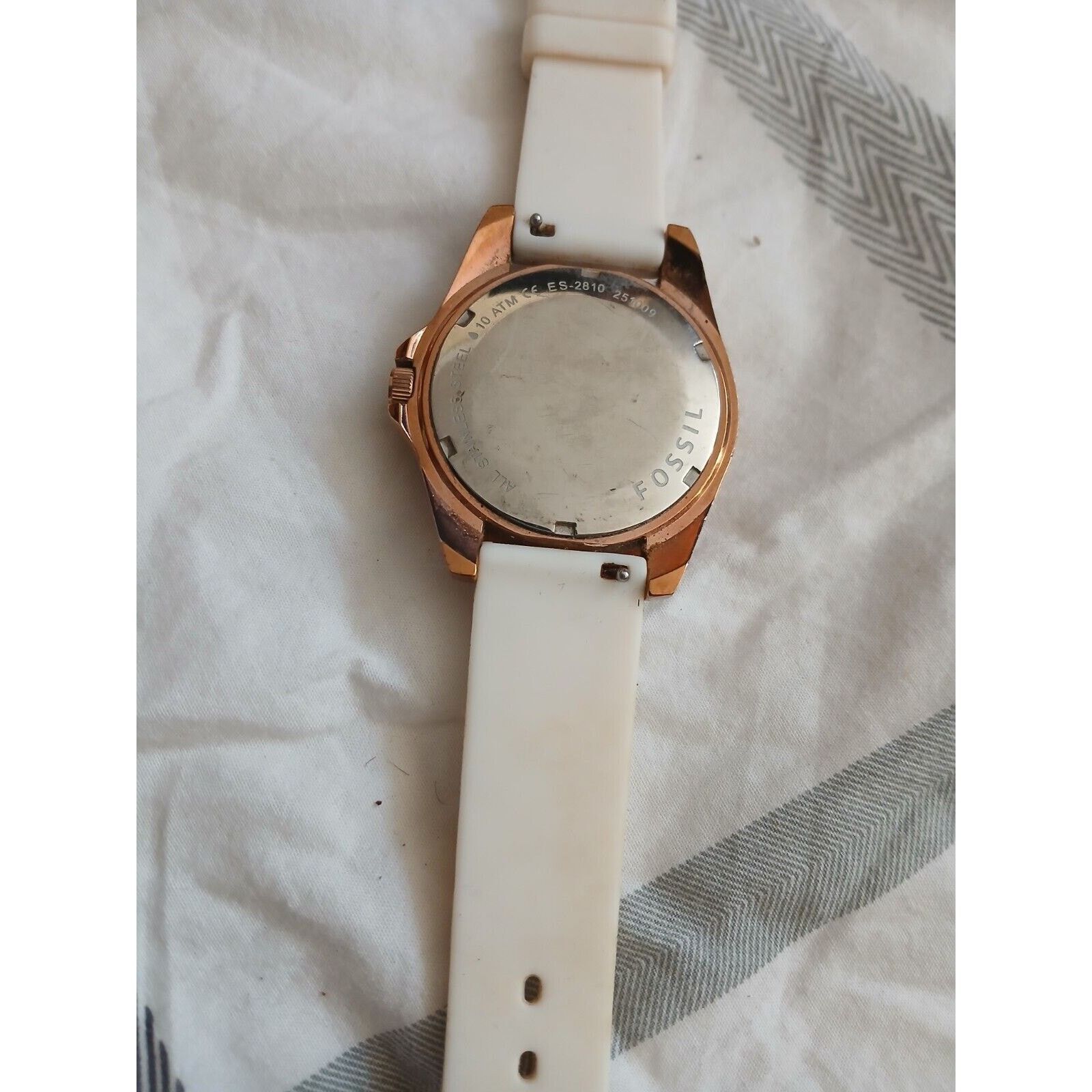 Fossil Fossil Women’s watch Tortoise Band Crystal Bezel Quartz Size ONE SIZE - 4 Thumbnail