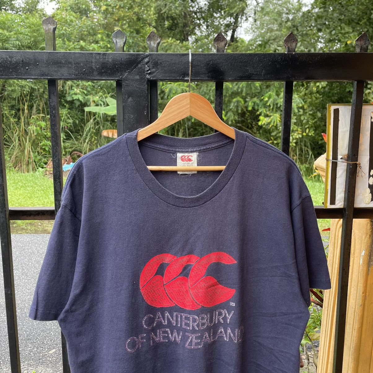 Canterbury of New Zealand 🔥Vintage 90s Canterbury Of New Zealand USA Made Big Logo Tee Size US XL / EU 56 / 4 - 4 Thumbnail