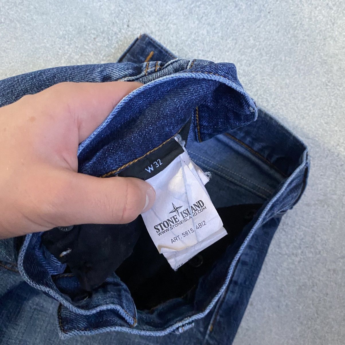 Stone Island STONE ISLAND Jeans Wash Blue Denim Vintage Y2k Size US 32 / EU 48 - 13 Thumbnail